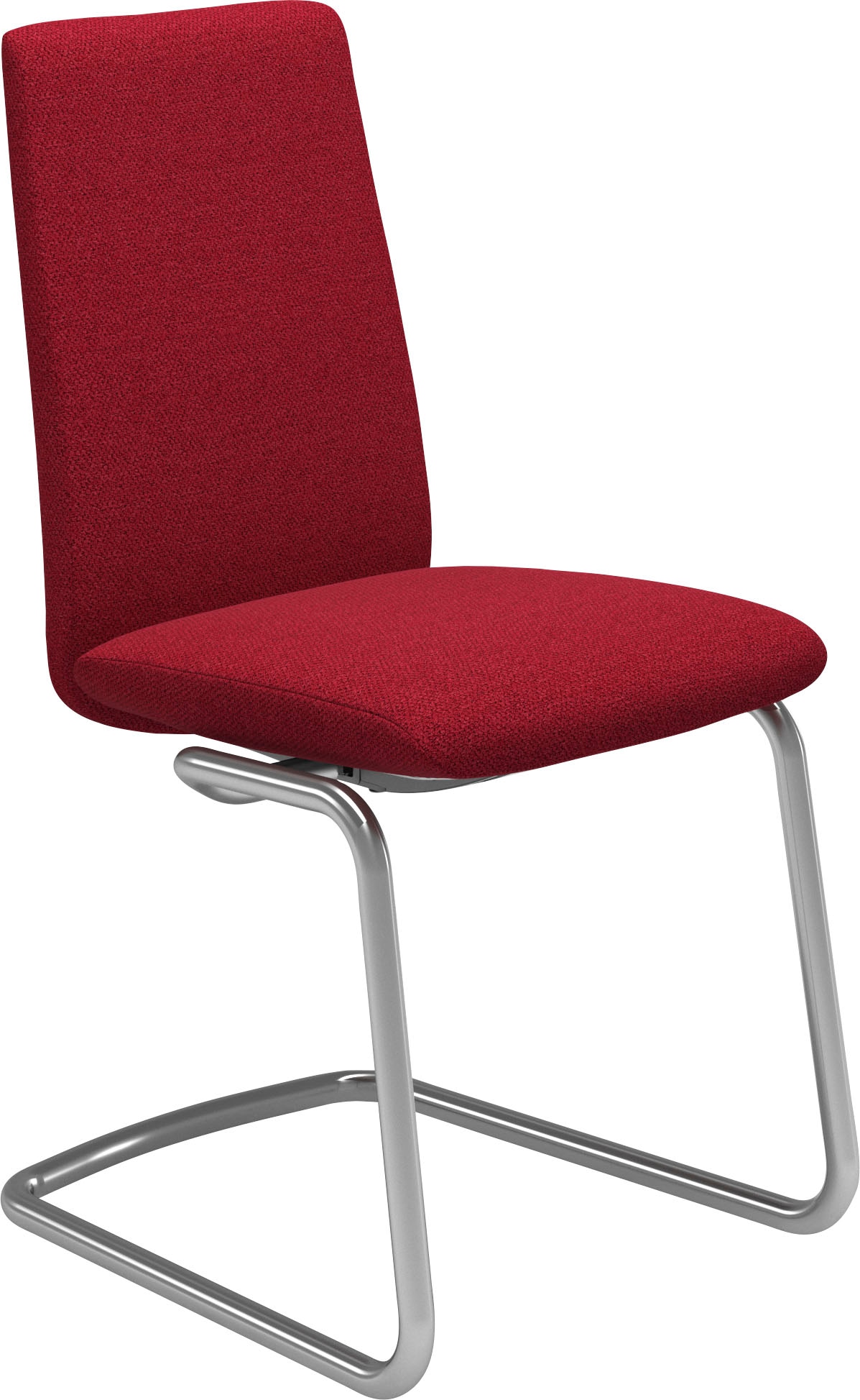 Stressless Polsterstuhl "Laurel", ROHLEDER Stoff Q2 FARON, Low Back, Größe M, mit Beinen aus Stahl in Chrom glänzend