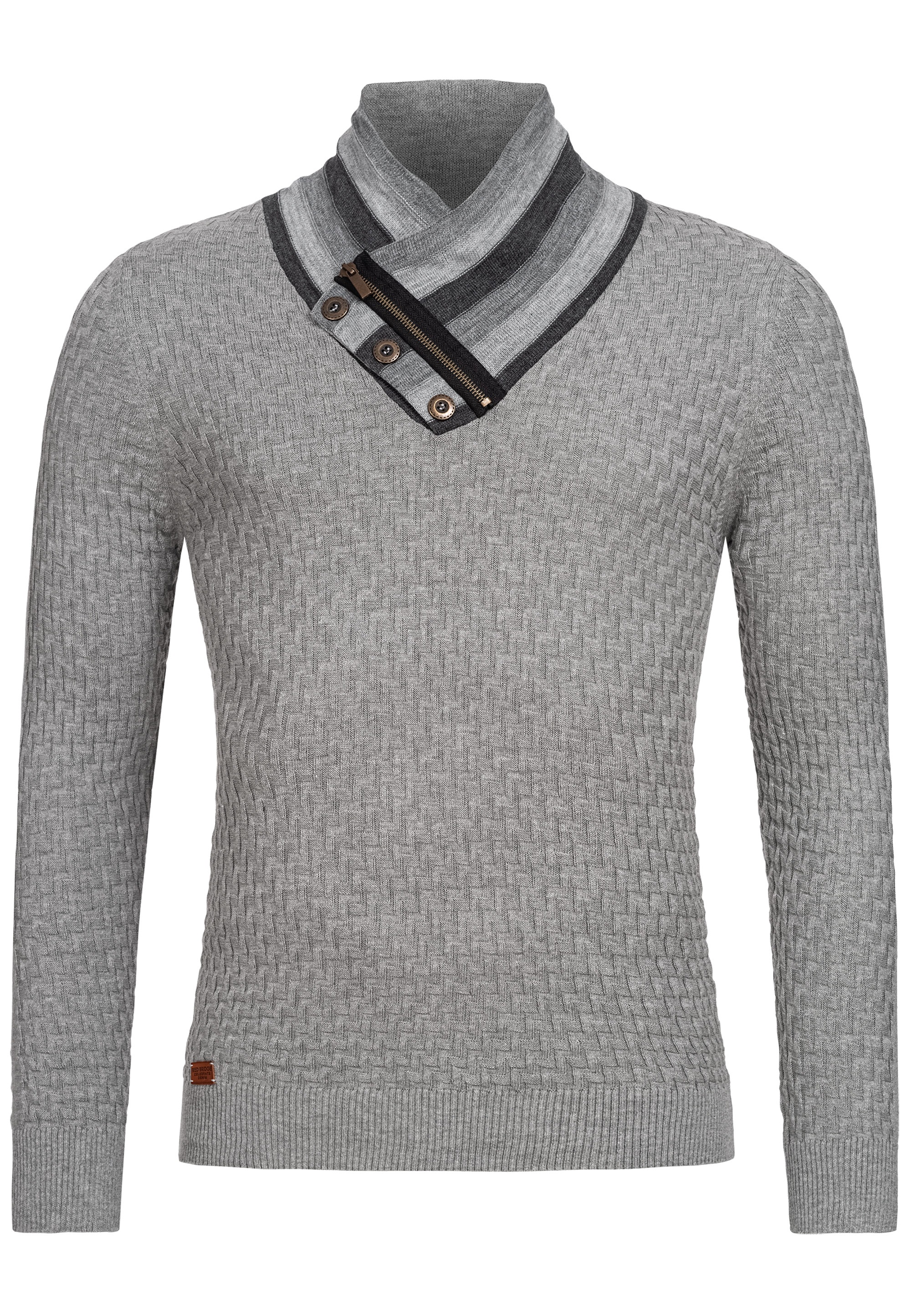 RedBridge Strickpullover »Temecula«, mit lässigem Schalkragen