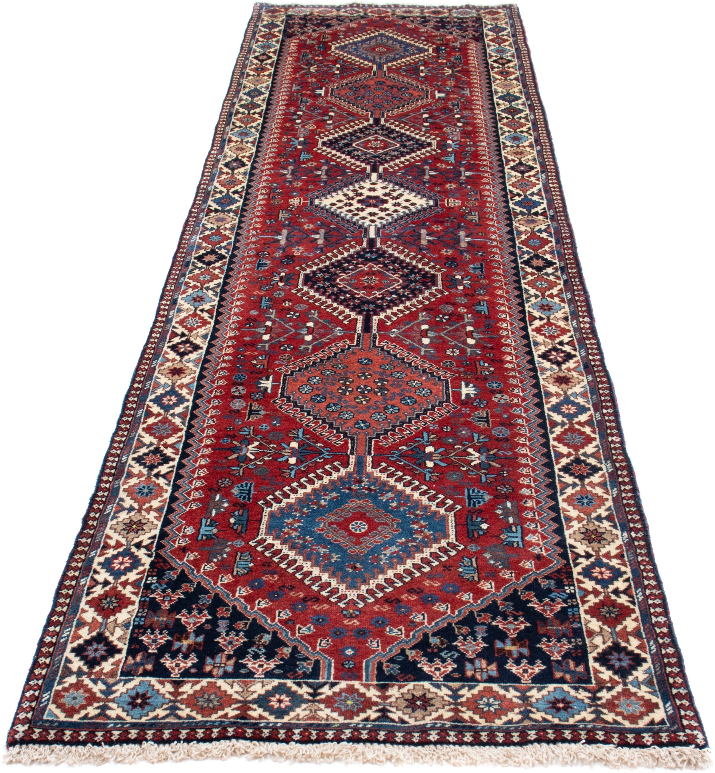 Orientteppich »Perser - Nomadic - 308 x 82 cm - mehrfarbig«, rechteckig, 10 mm Höhe,...