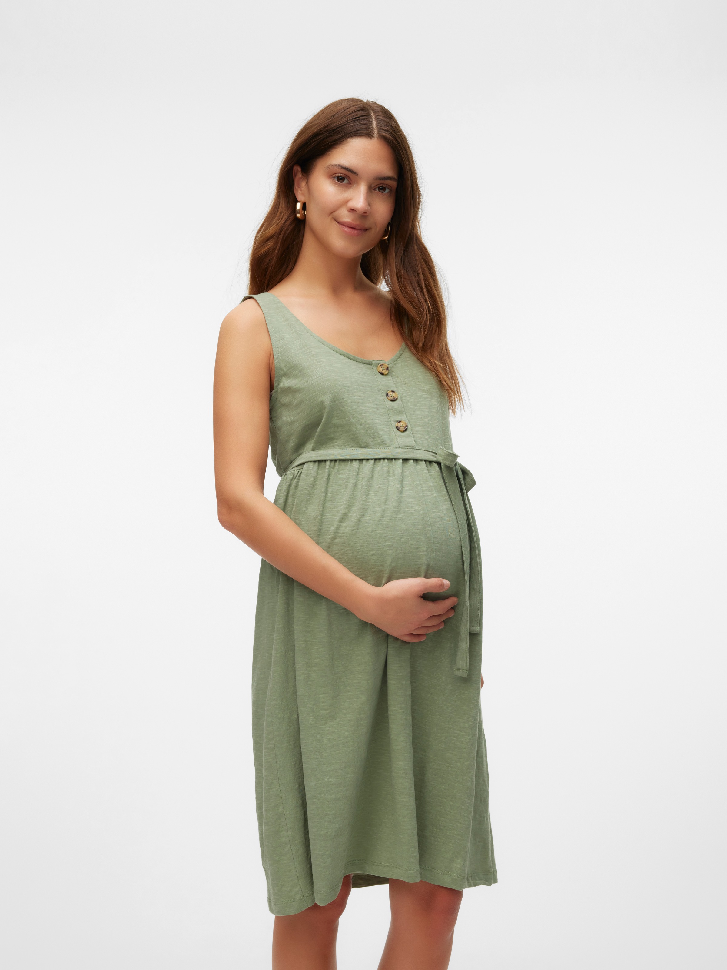 Mamalicious Umstandskleid "MLEVI LIA SL JRS ABK DRESS 2F NOOS" günstig online kaufen