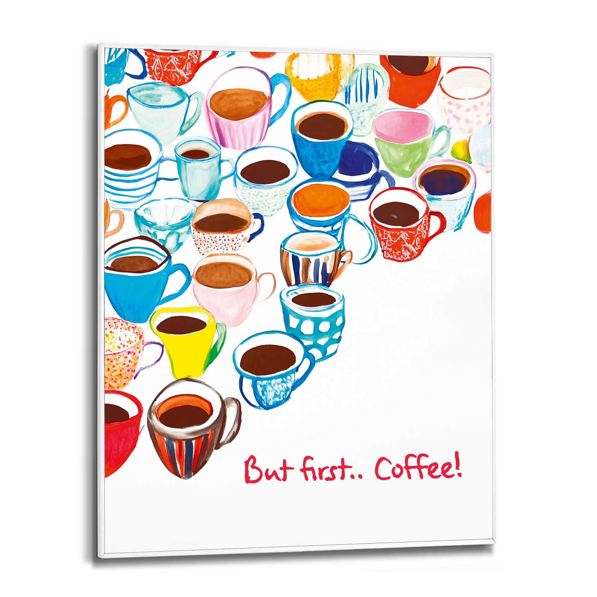 Reinders Poster "But First...Coffee", Küche - Mehrfarbig - MDF - Essen und günstig online kaufen