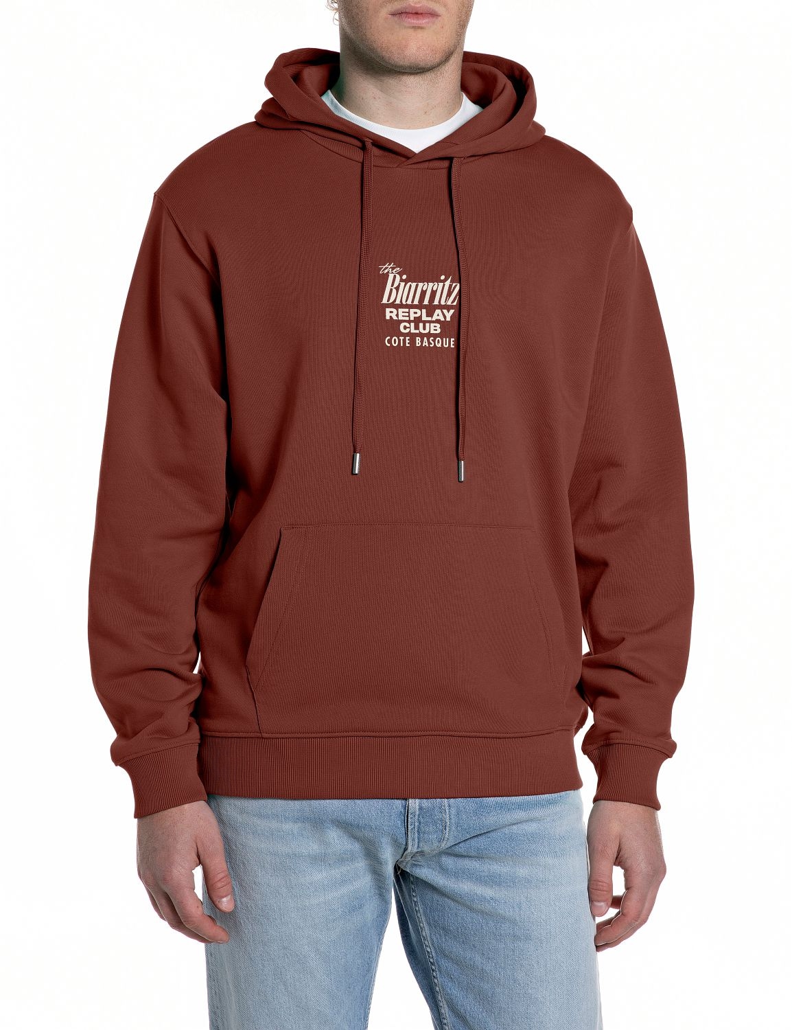 Replay Hoodie, mit großem Rückenprint günstig online kaufen