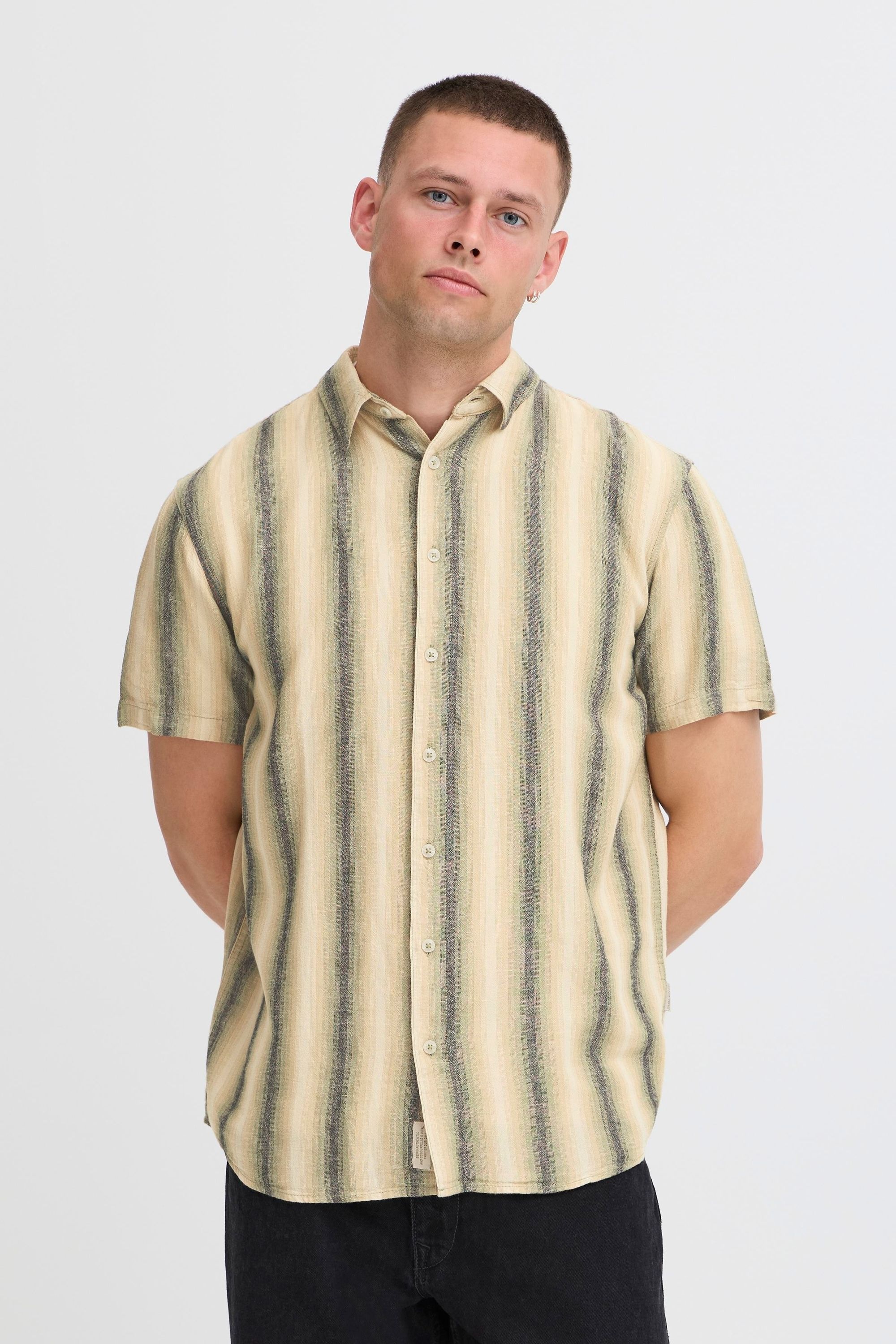 Blend Leinenhemd »BHBobby Linen Mix« Gestreiftes Leinenhemd