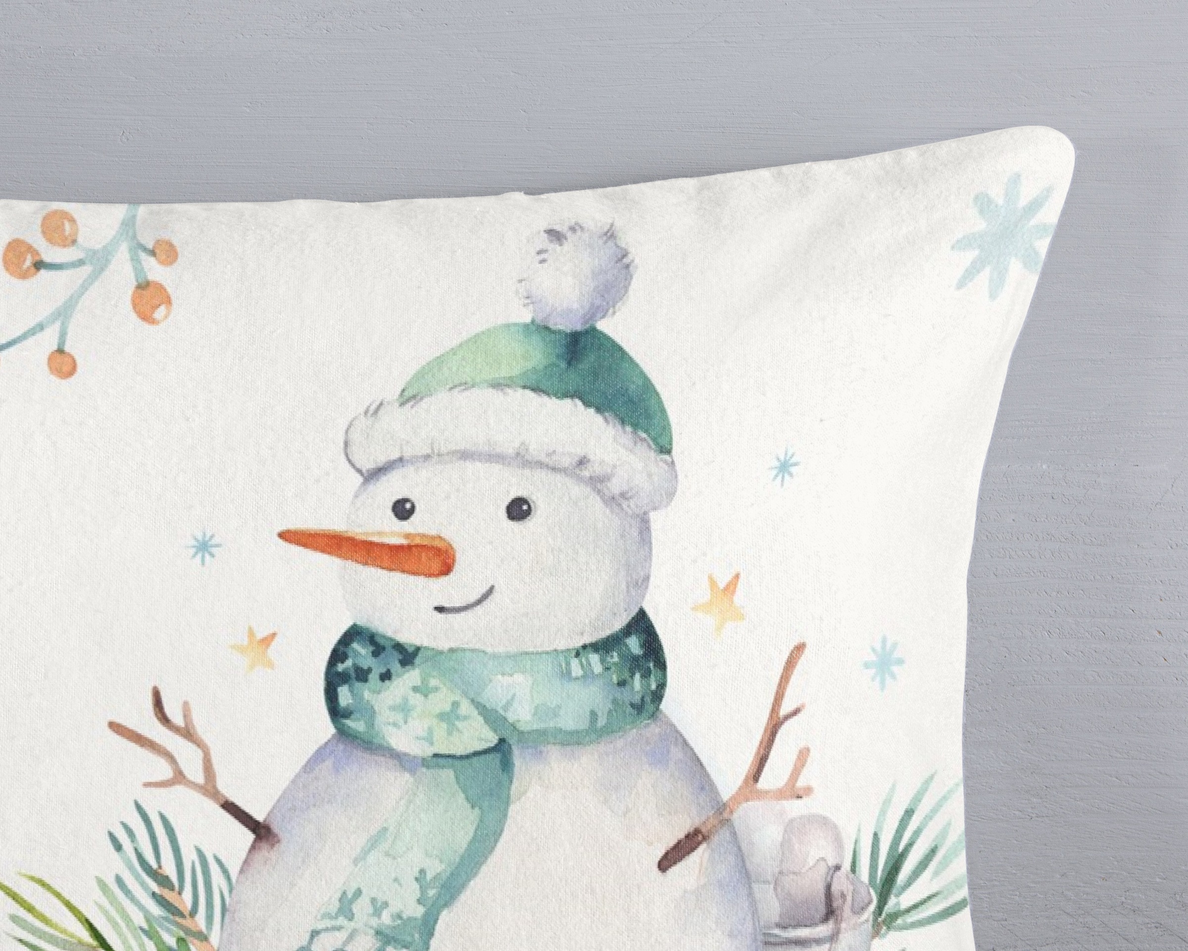 good morning Kinderbettwäsche »Magicwinter« 2 Stk. Flanell, Biber, 135x200, Winter, Warm, Wende, Kind, Schneemann, Weiß