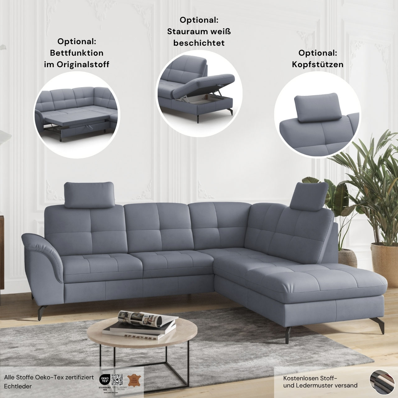 Thumbnail - sit&more Ecksofa "Zora"