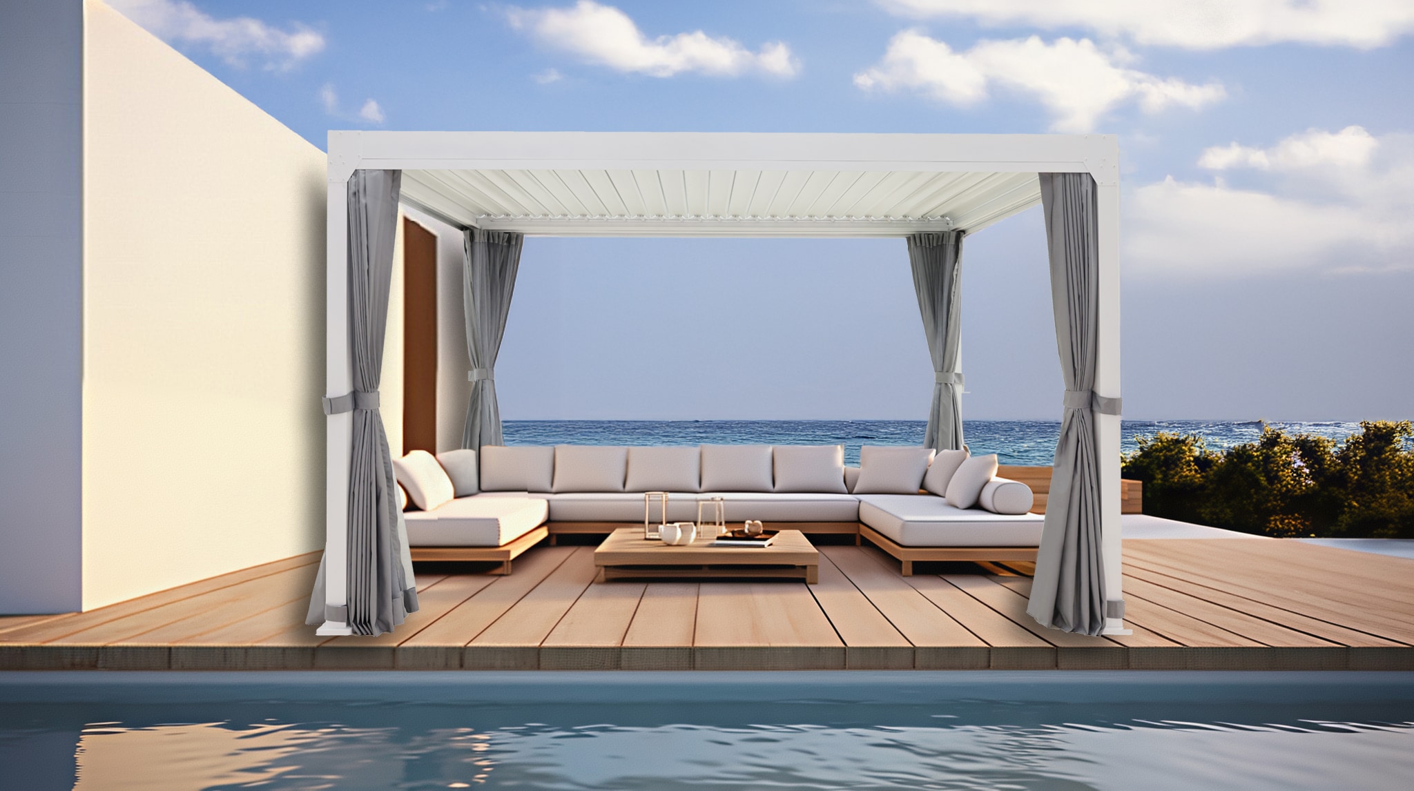 KONIFERA Pavillon "Palma", Pergola, mit Lamellendach günstig online kaufen