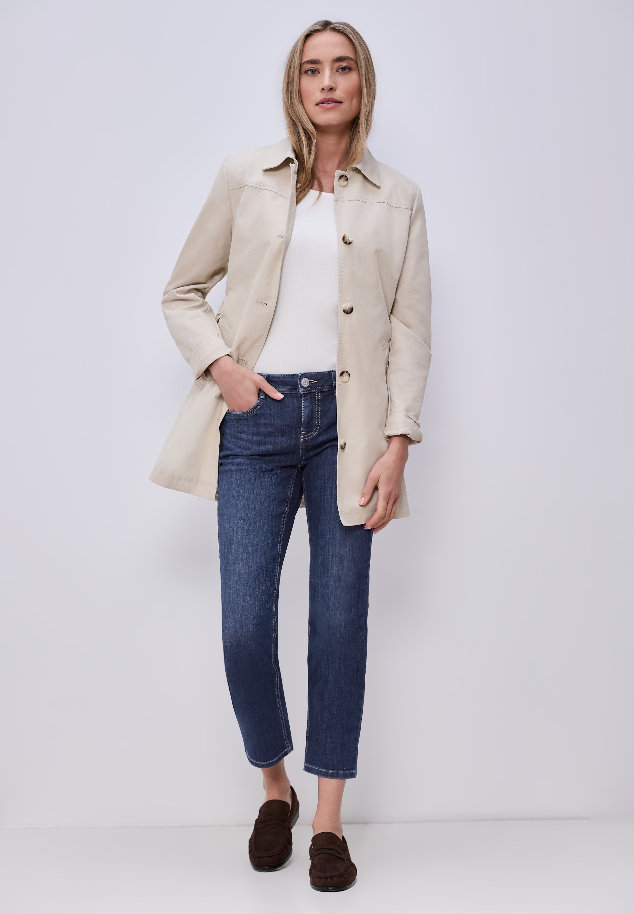 STREET ONE Slim-fit-Jeans Middle Waist