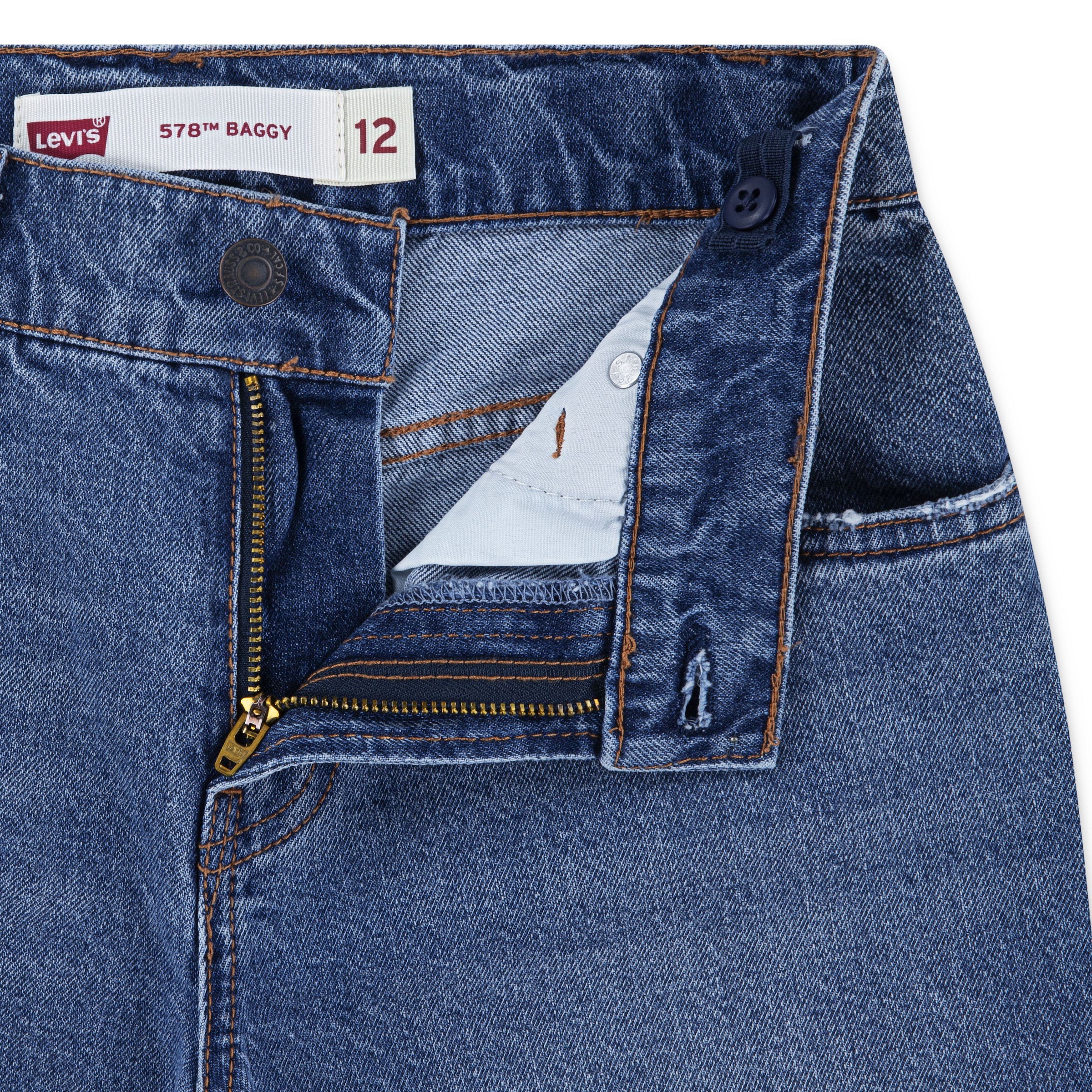 Levi's® Kids 5-Pocket-Jeans »LVB 578 BAGGY JEANS« Baggy-Silhouette, locker und lässig