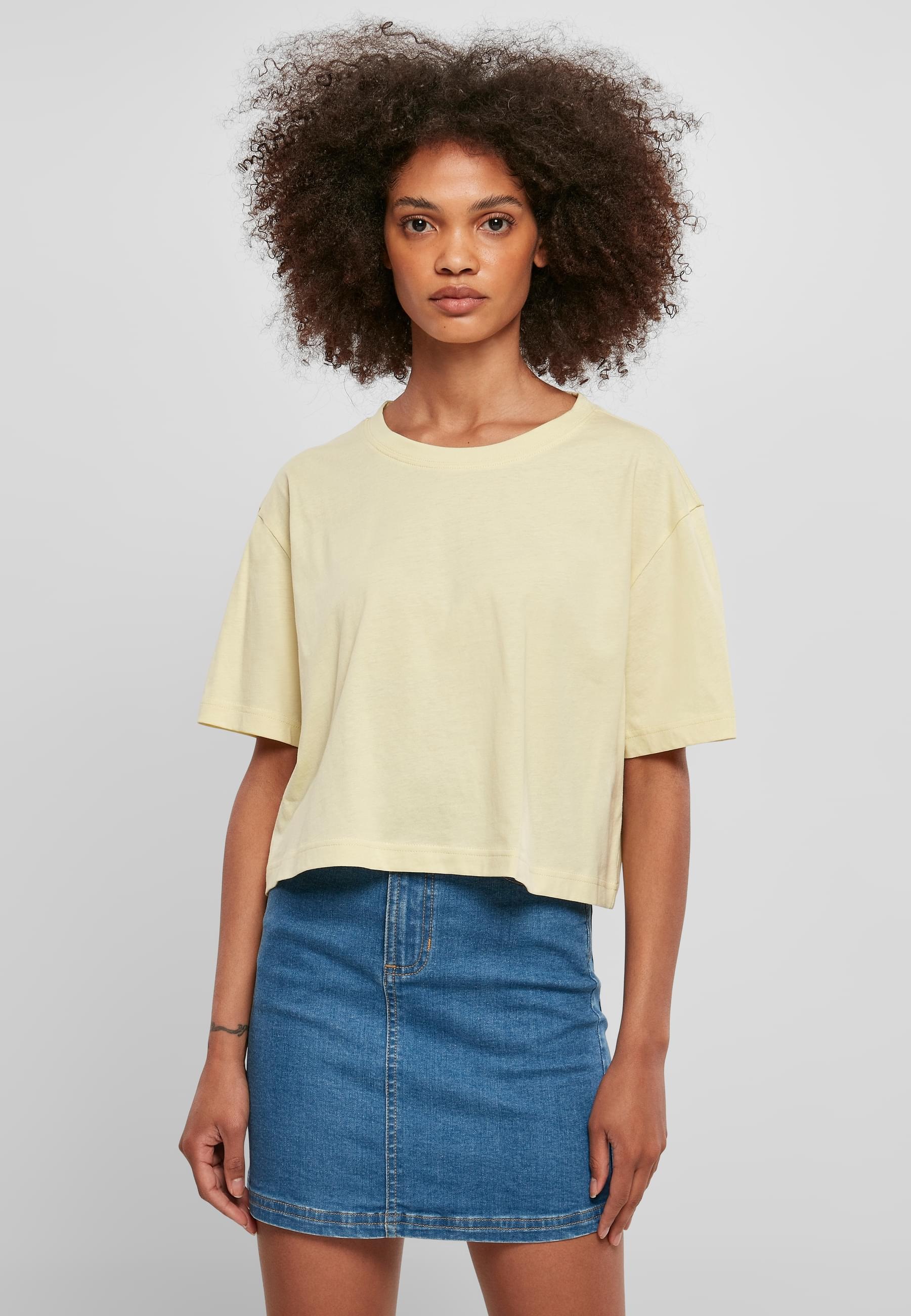 URBAN CLASSICS T-Shirt »Urban Classics Damen Ladies Short Oversized Tee«, (1 tlg.)