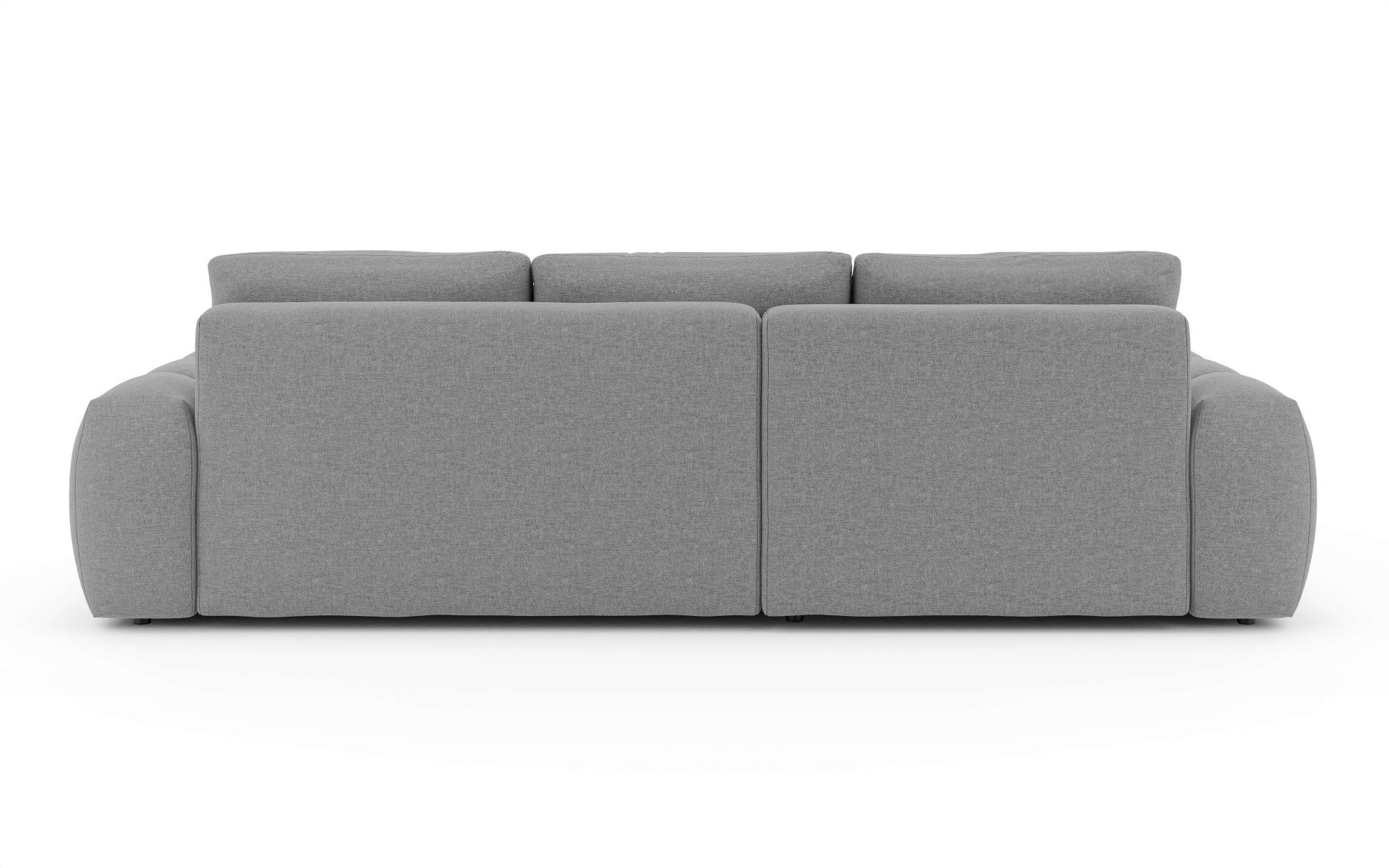 INOSIGN Ecksofa »AZITA klein optionale Schlafsofa mit Bettkasten, B/T/H: 270/166,5/84cm«, L-Form mit Wellenunterfederung, Bubble-Optik
