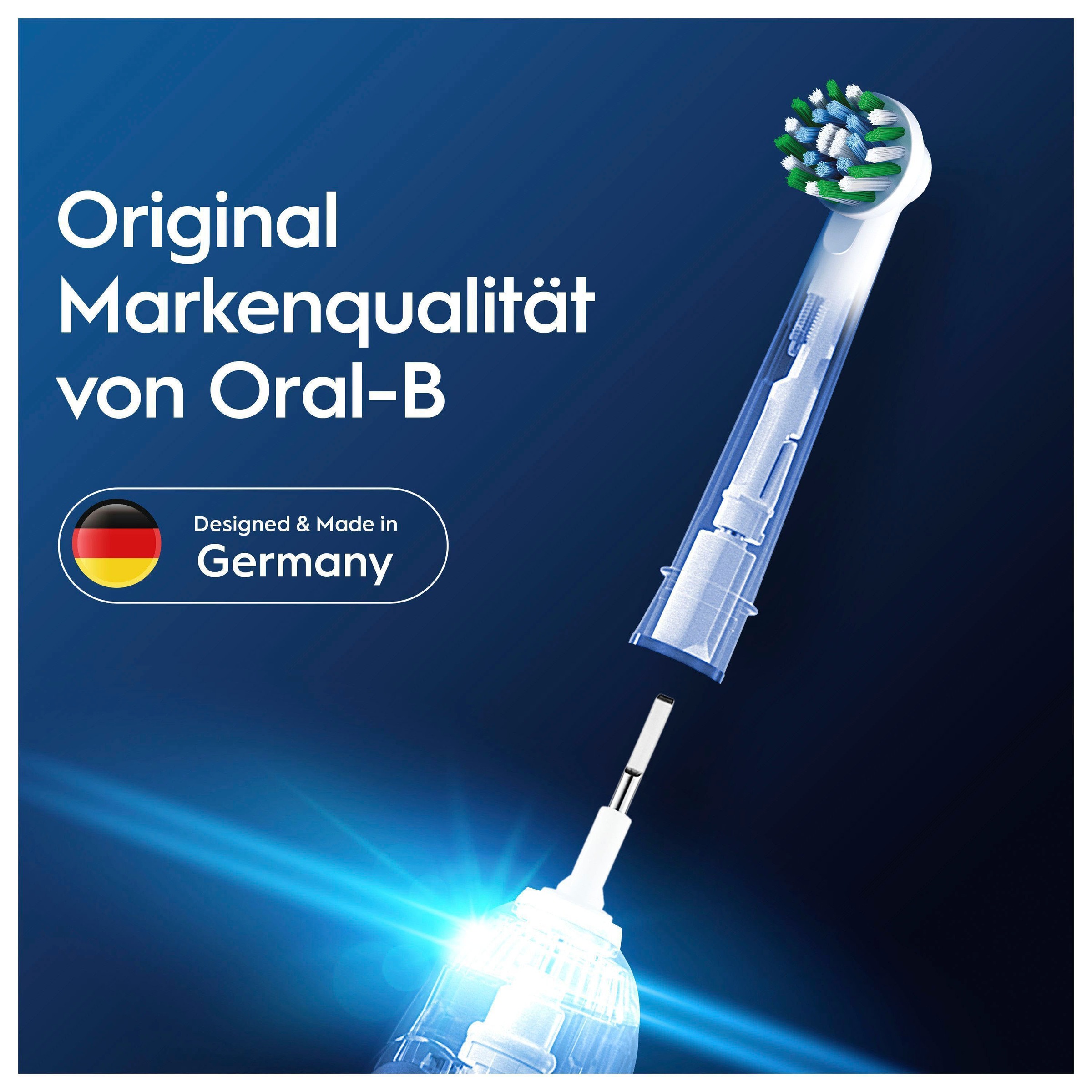 Oral-B Aufsteckbürsten »Pro CrossAction«, X-förmige Borsten