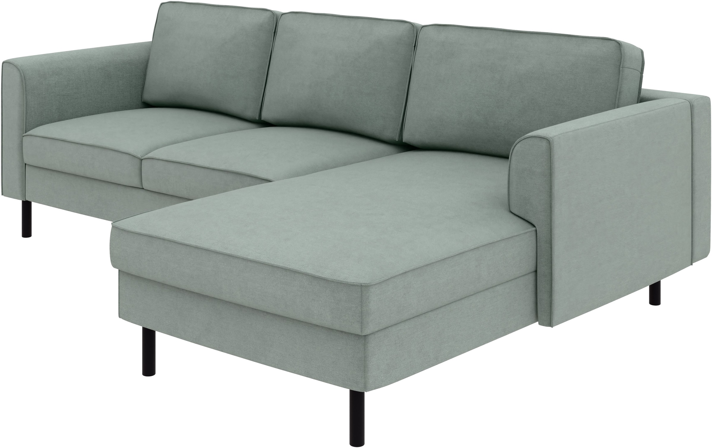 Home affaire Ecksofa »Booster Couch wahlweise mit Schlaffunktion und Bettkasten-auch in Cord«, Recamiere beidseitig montierbar, Sofa in L-Form, 232 cm