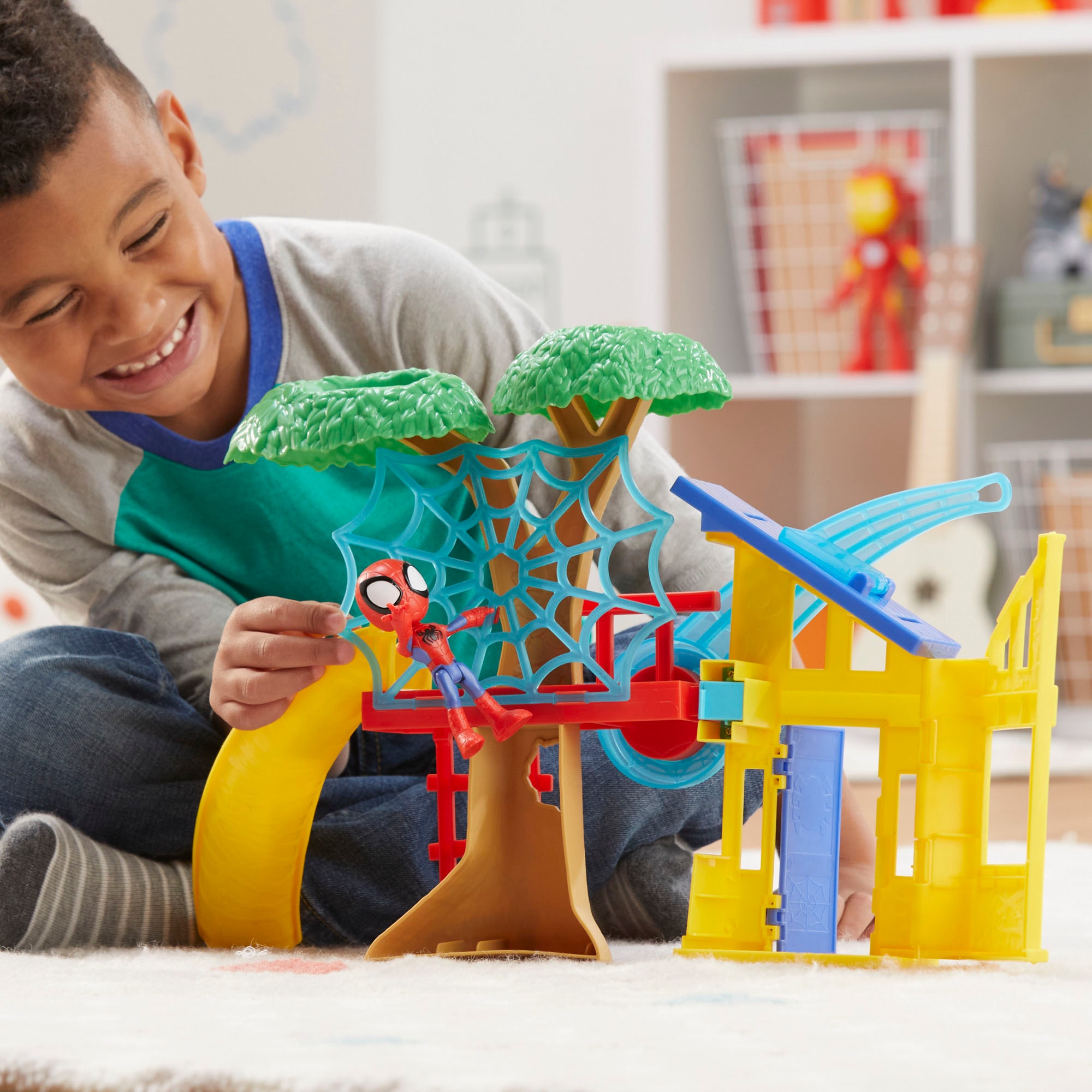 Hasbro Spielwelt »Marvel Spidey und seine Super-Freunde, Spideys Spielplatz«