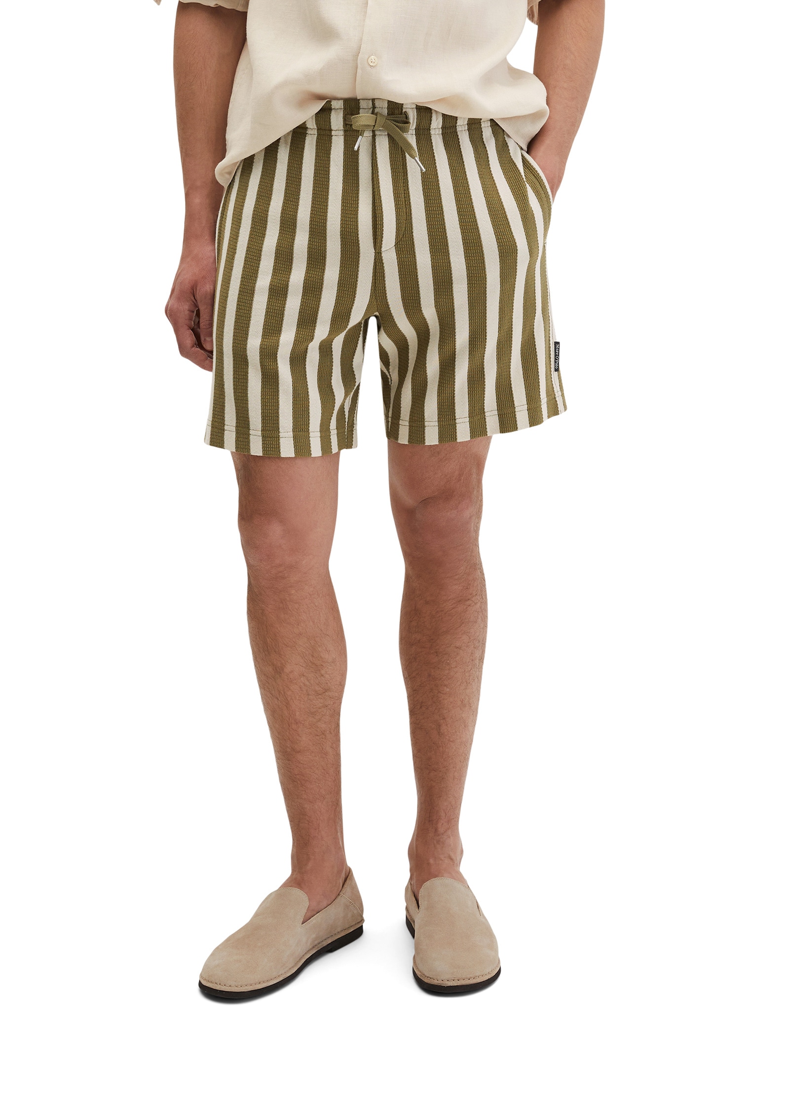 Marc OPolo Shorts "mit Farb-und Struktur-Streifen"