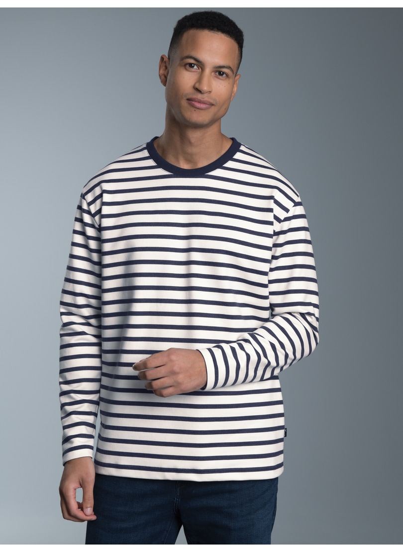 Trigema Sweatshirt »TRIGEMA Sweatshirt mit Ringelmuster«