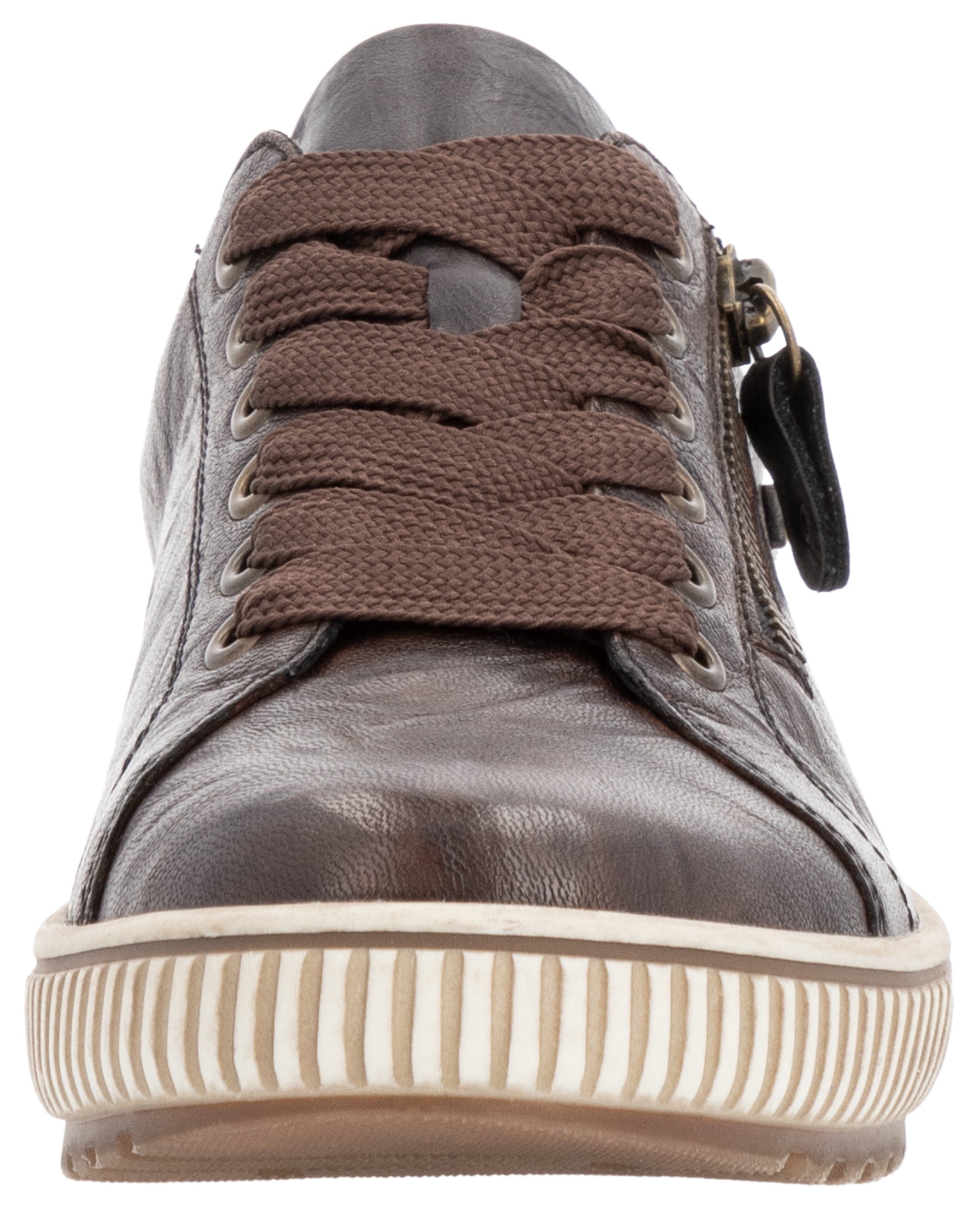 Remonte Plateausneaker, Freizeitschuh, Halbschuh, Schnürschuh mit Außenreißverschluss