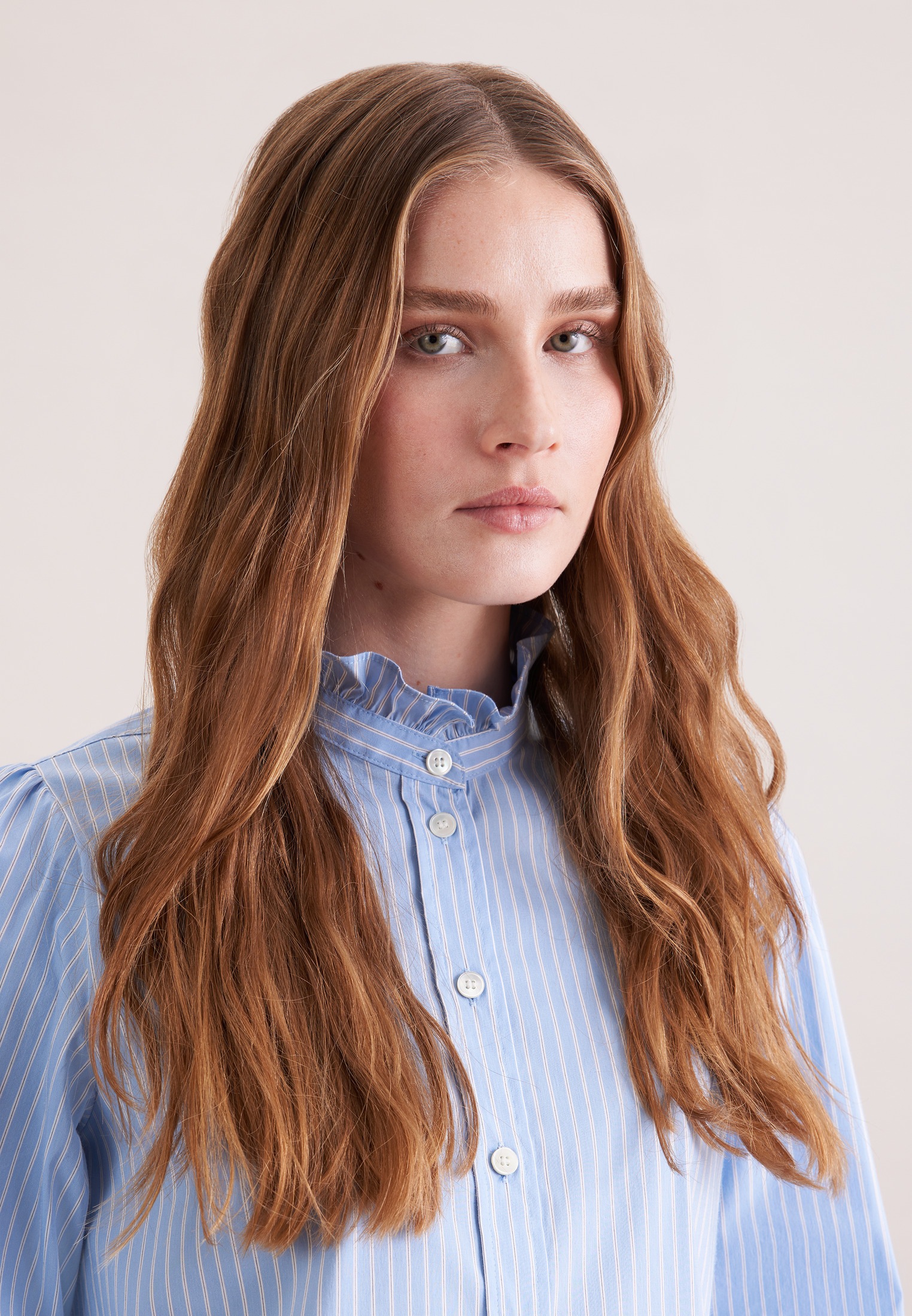 Thumbnail - seidensticker Rüschenbluse 1/1 Gestreift