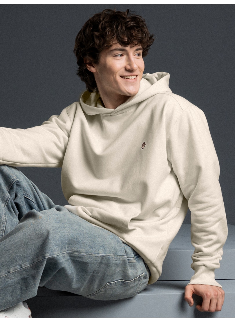 Trigema "TRIGEMA Hoodie mit Affe Charly-Stickmotiv"