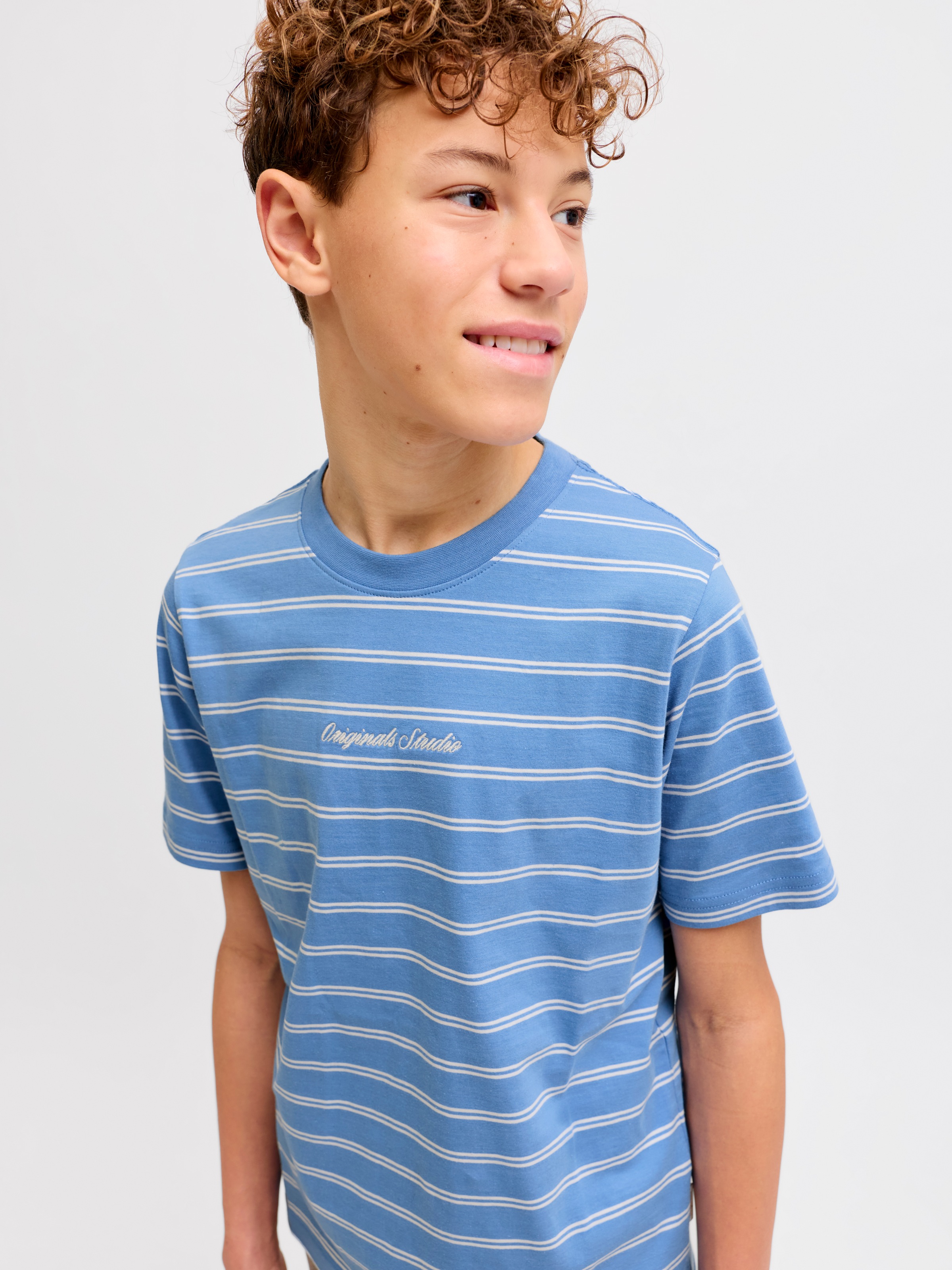 Jack & Jones Junior T-Shirt »JORNORREBRO STRIPE TEE SS CN JNR«