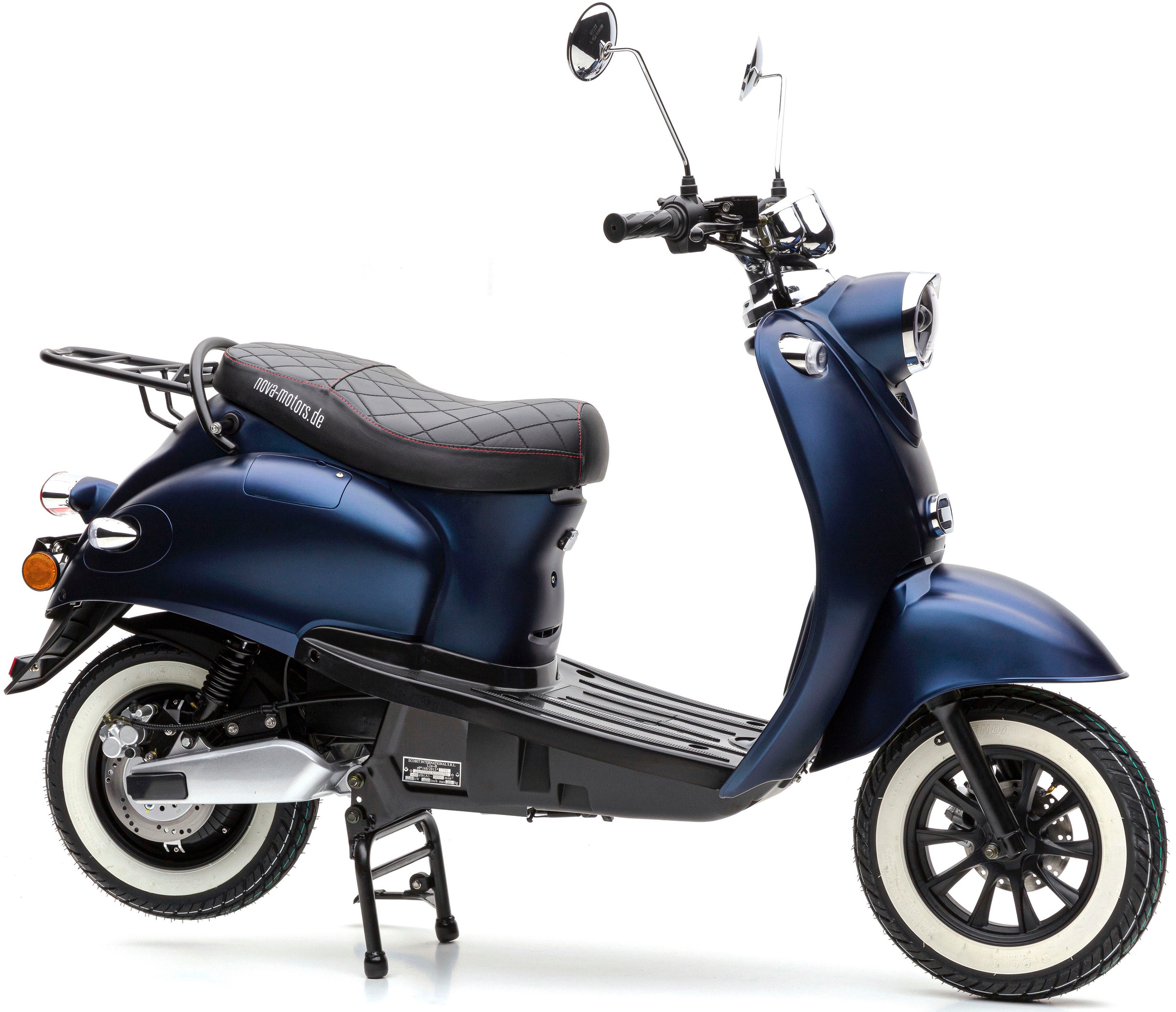 Sitzbank Motors Weißwandreifen, auf Nova Star und gesteppter kaufen E-Motorroller | Mit digitalem »eRetro Premium«, online Li Rechnung Tacho BAUR