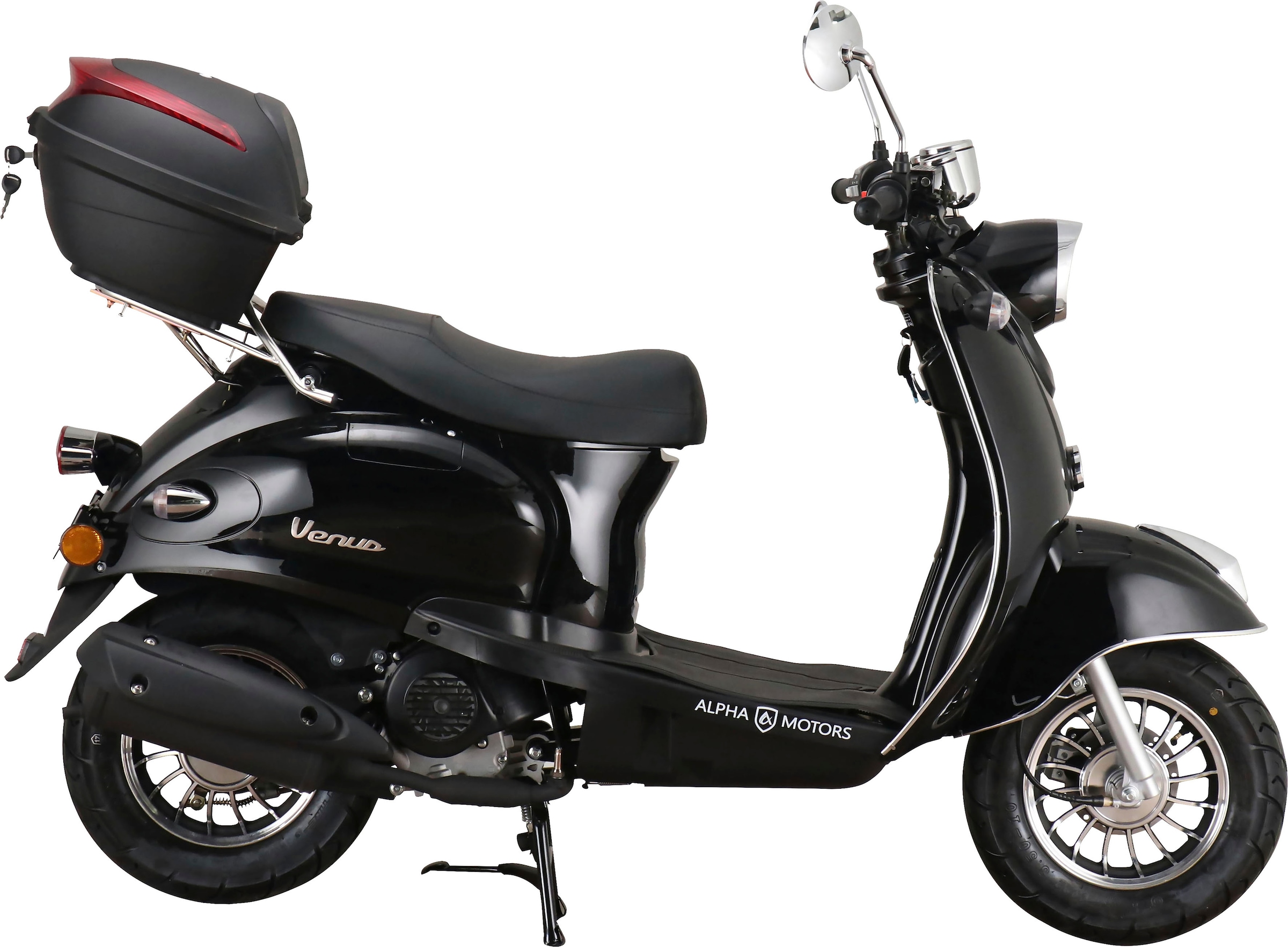 Alpha Motors Motorroller 2,99 5, inkl. Raten Topcase »Venus«, | Euro km/h, cm³, BAUR 50 45 PS, auf