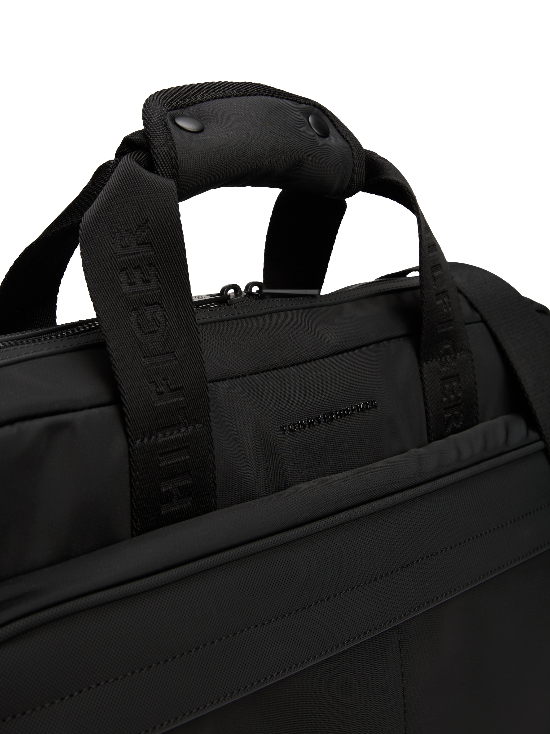 Tommy Hilfiger Laptoptasche »TH REPREVE COMPUTER BAG«, Unisex Geschäftstasche, Henkeltasche mit Griffverstärker