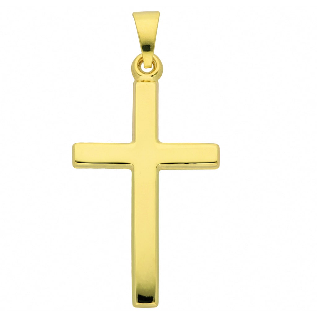 Adelia´s Kette mit Anhänger »333 Gold Kreuz Anhänger«