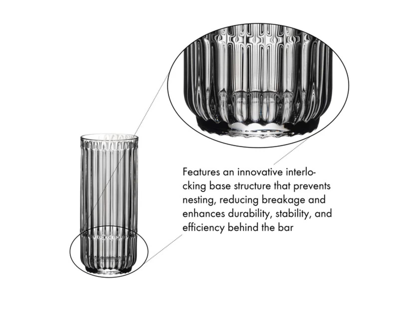 RIEDEL THE WINE GLASS COMPANY Longdrinkglas »Highball Gläser Bar Rituals 310 ml 2er Set transparent« Spülmaschinenfest