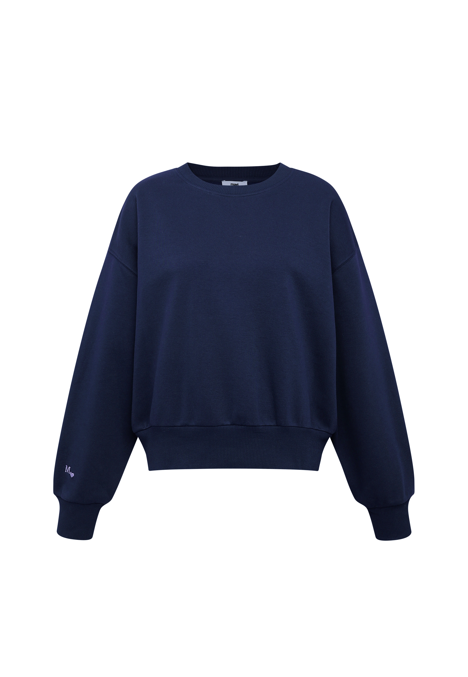 Mavi Rundhalspullover »CREW NECK SWEATSHIRT« Sweatshirt cropped