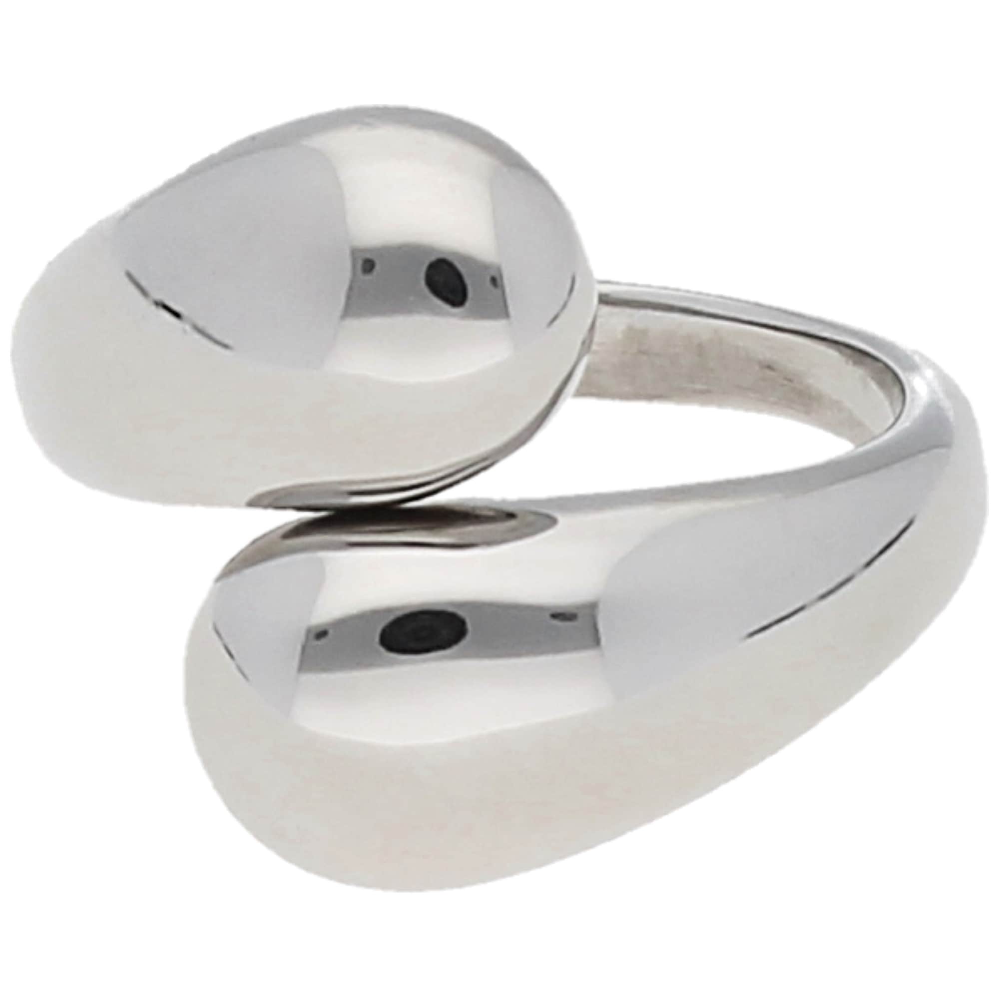 Jacques Charrel Fingerring »topmodern mit offener Ringschiene Edelstahl«
