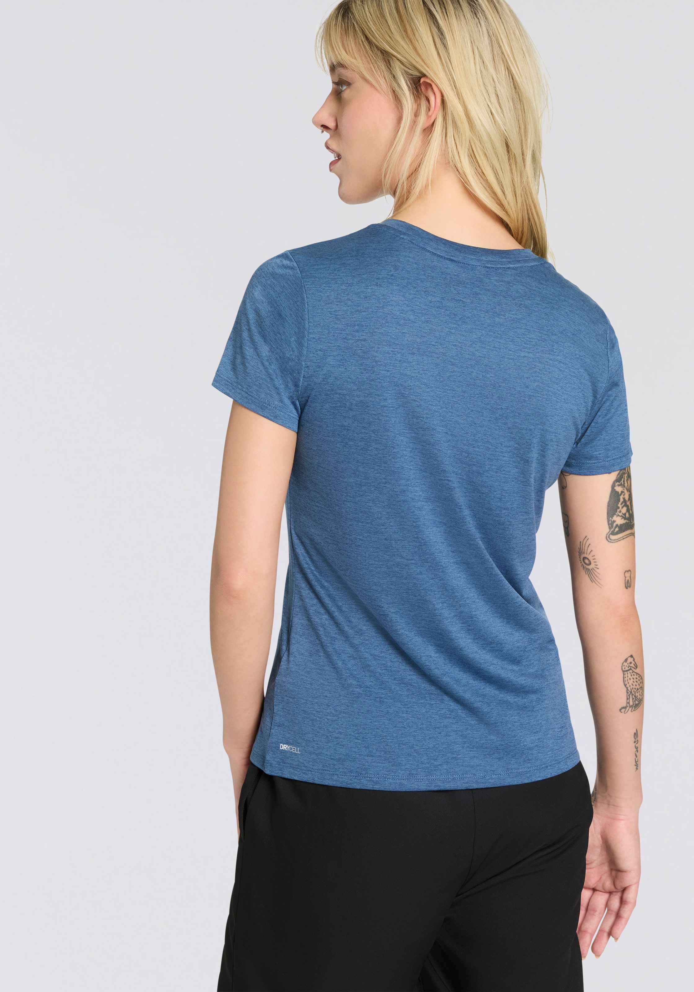 PUMA Trainingsshirt "W TAD ESSENTIAL HEATHER LOGO TEE" Regular Fit, mit Run günstig online kaufen