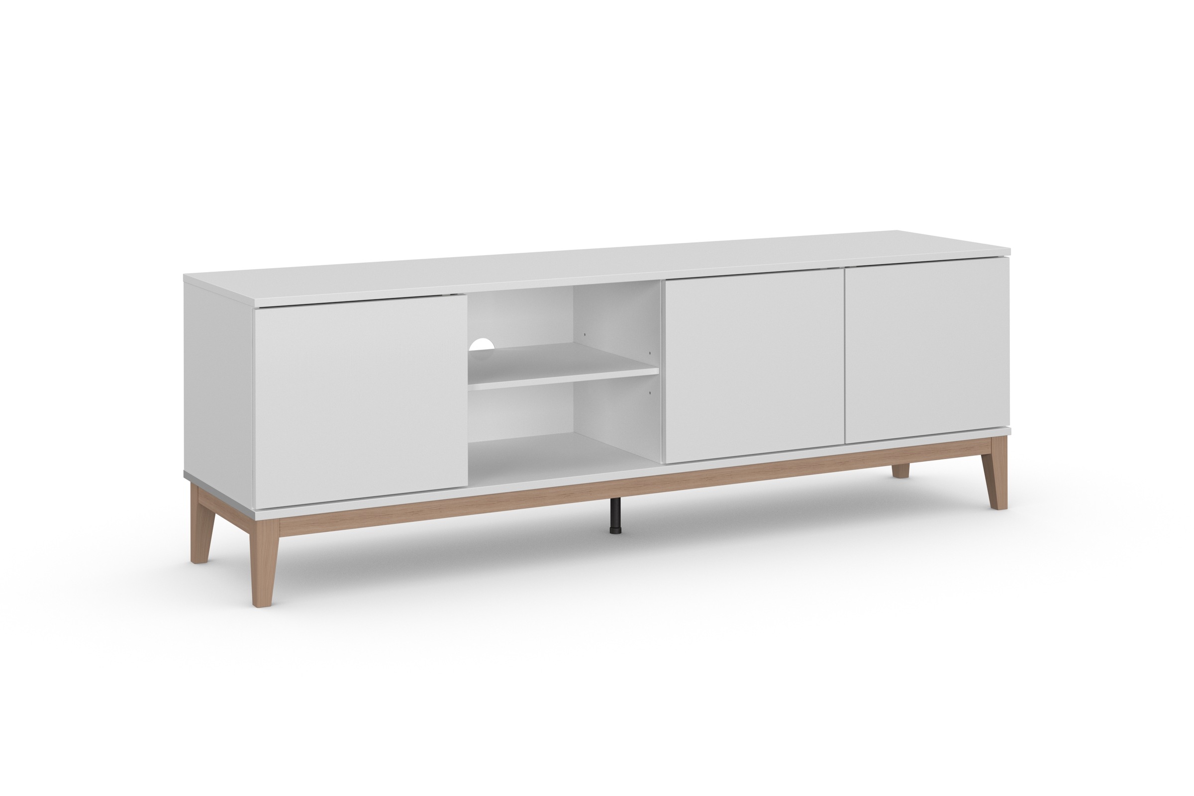 Thumbnail - OTTO home Lowboard "Maryd" 1 Stk. tlg. Kommode, Untergestell in Holzoptik, Breite 160 cm