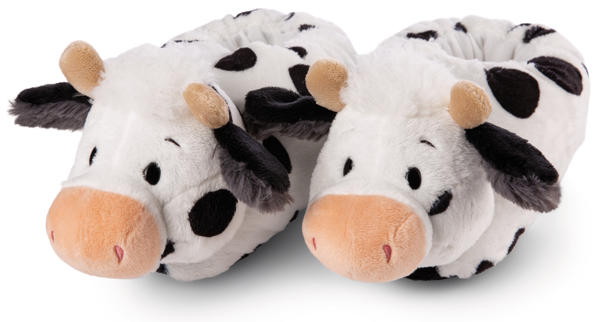 Nici Plüsch Hausschuhe "KUH COWLUNA" Hausschuh mit Motiv und Kuhflecken günstig online kaufen