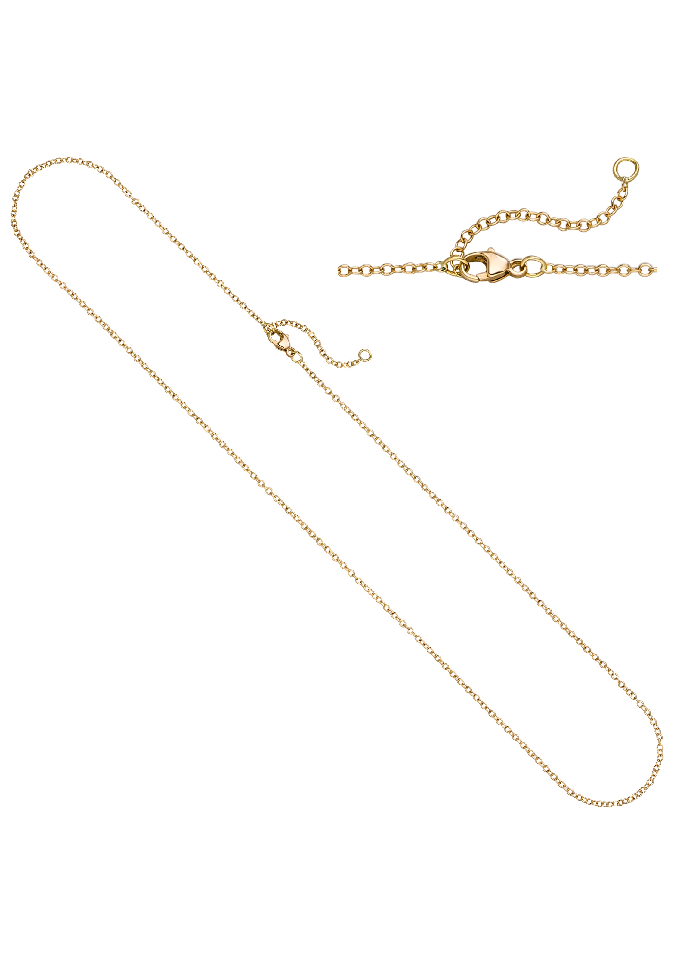 JOBO Kette ohne Anhänger »Weit-Ankerkette«, 750 Gold 1,5 mm 45 cm