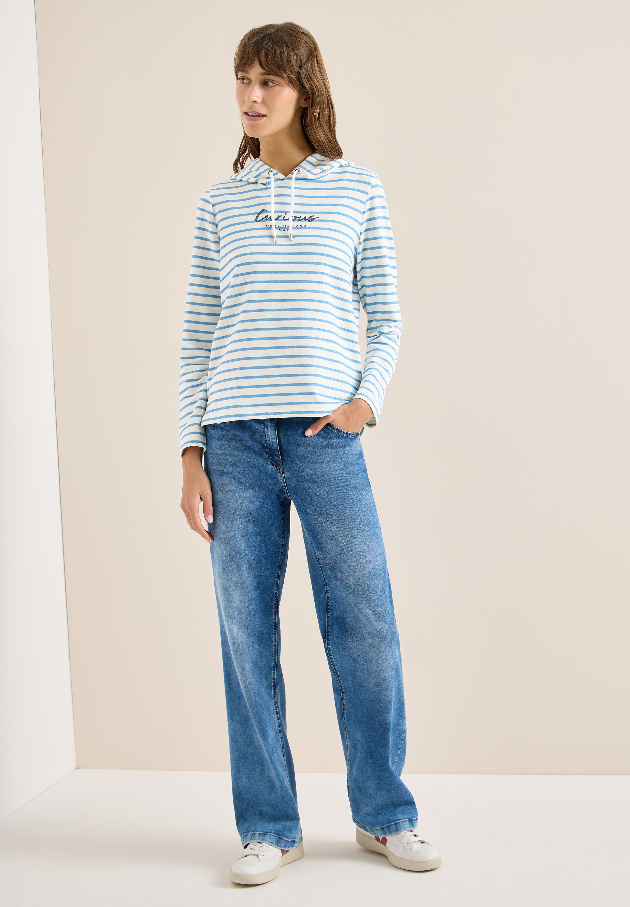 Cecil Langarmshirt im soften Baumwoll-Mix