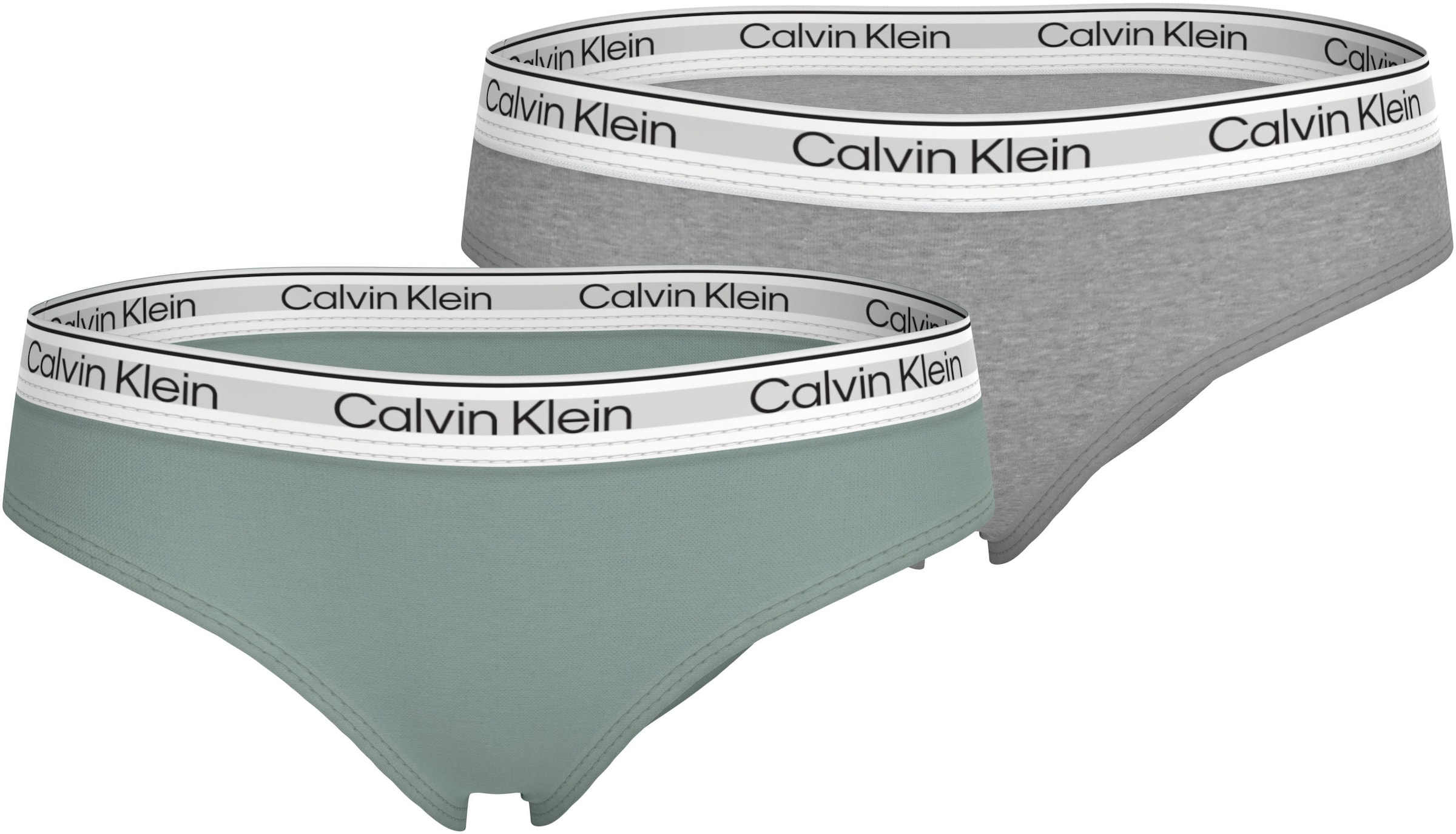 Calvin Klein Underwear Bikinislip »2PK BIKINI«, (Packung, 2er-Pack), für Kinder bis 16 Jahre mit Logo-Elastikbund