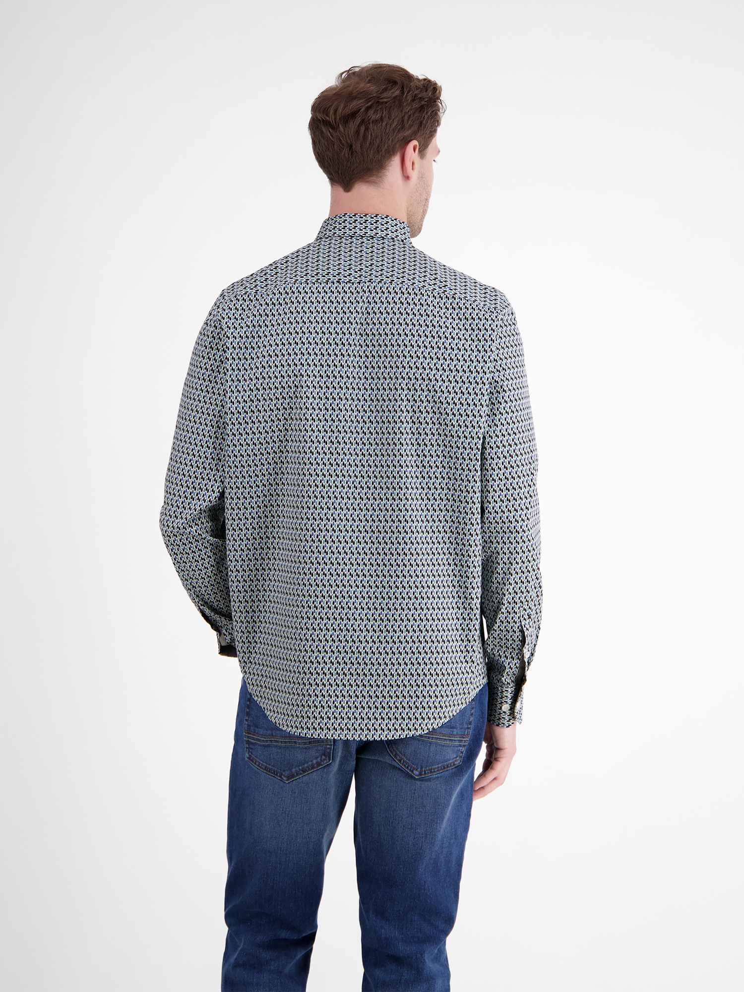 LERROS Langarmhemd "Poplinhemd mit Stretchanteil" günstig online kaufen