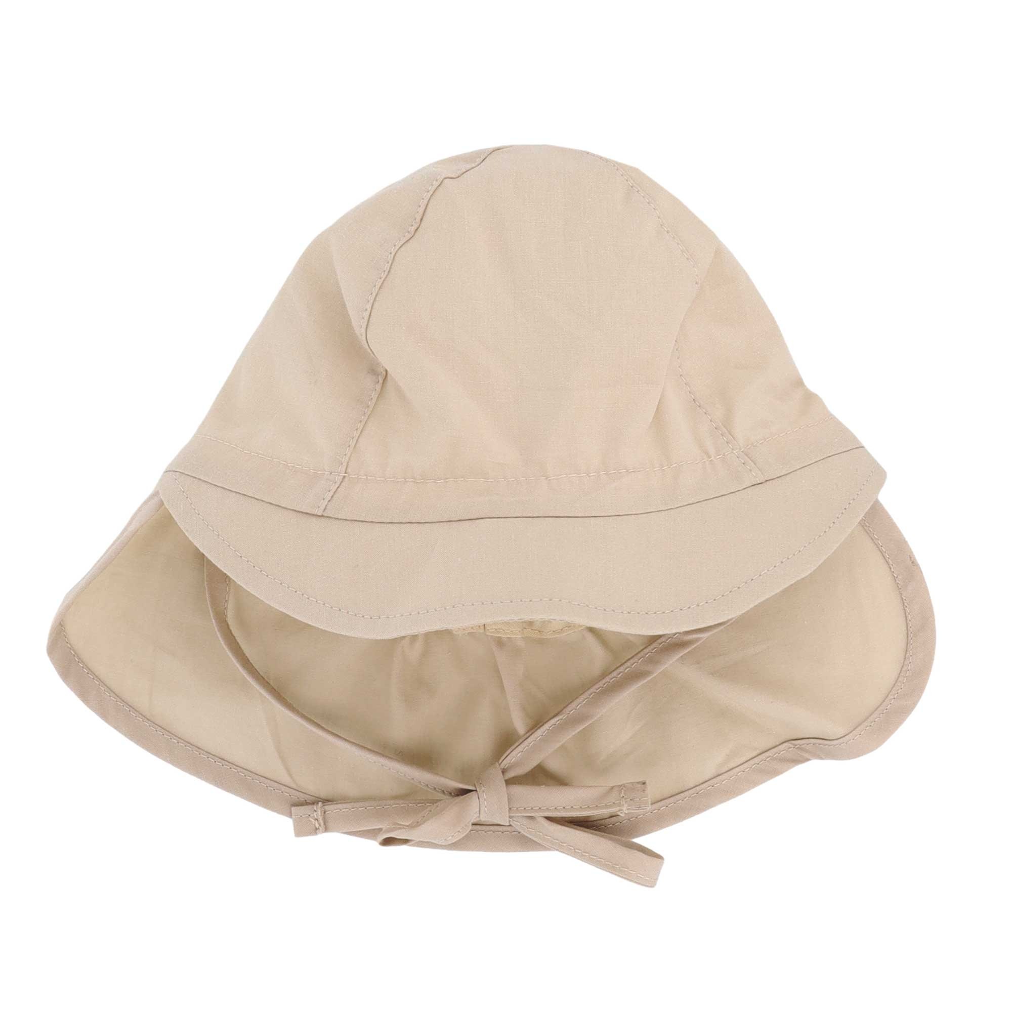 MAXIMO Schirmmütze 1 Stk. Beige, Popeline, Nackenschutz, Bindeband, Unisex