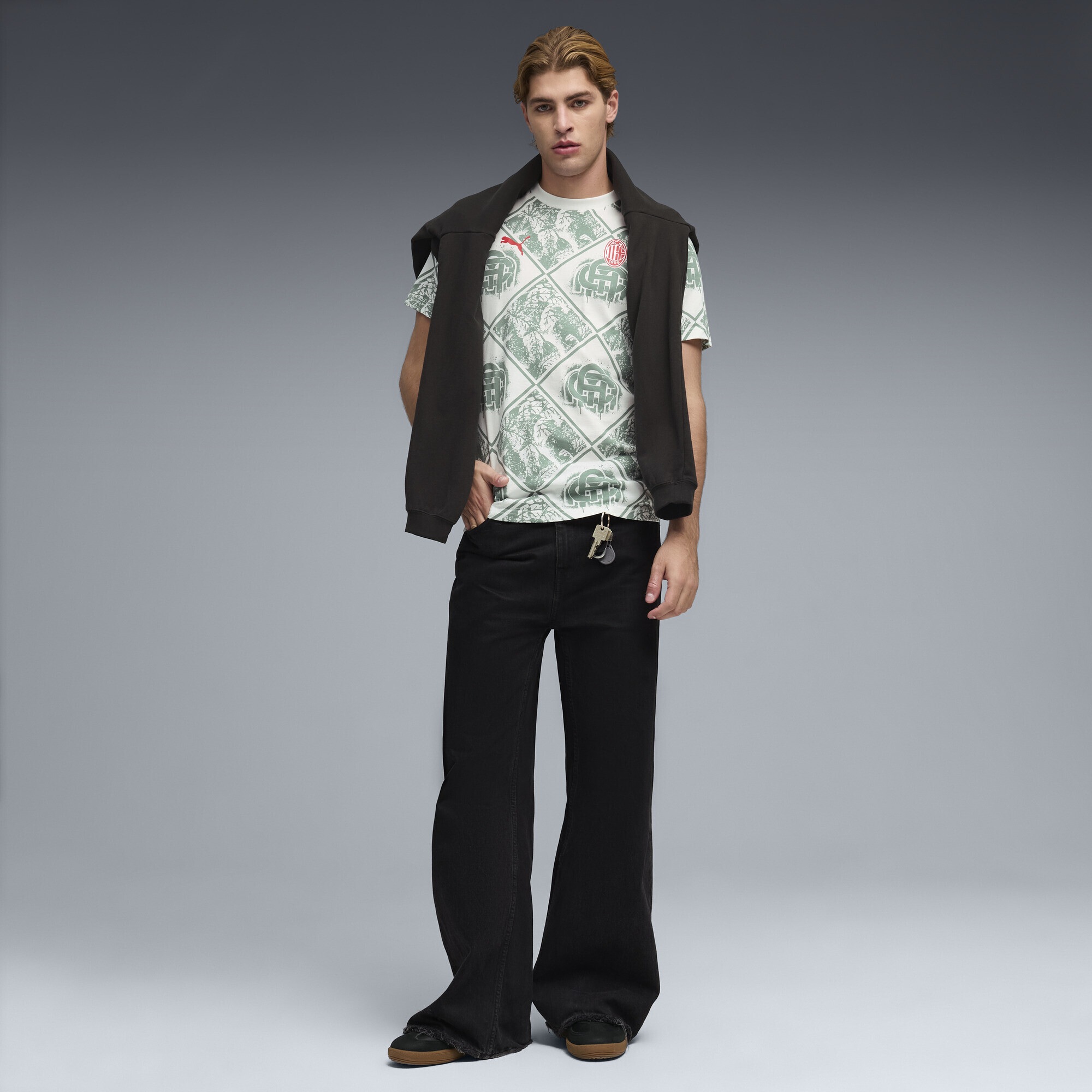 PUMA T-Shirt »AC Milan ftblCulture T-Shirt mit Print Herren«