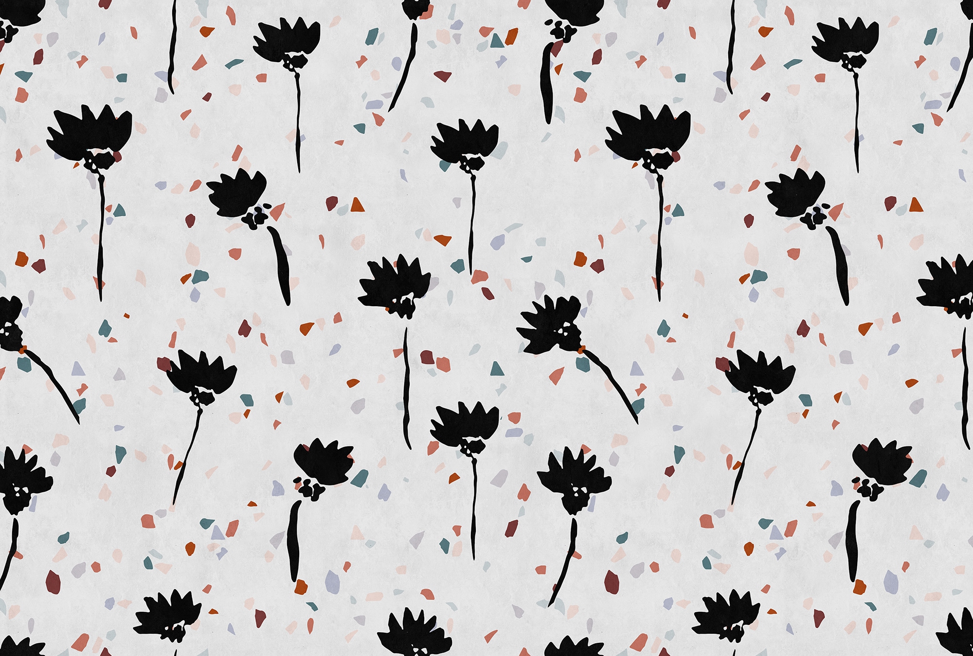 living walls Fototapete "Walls by Patel Terrazzo 2" glatt Vlies, Wand, Schr günstig online kaufen
