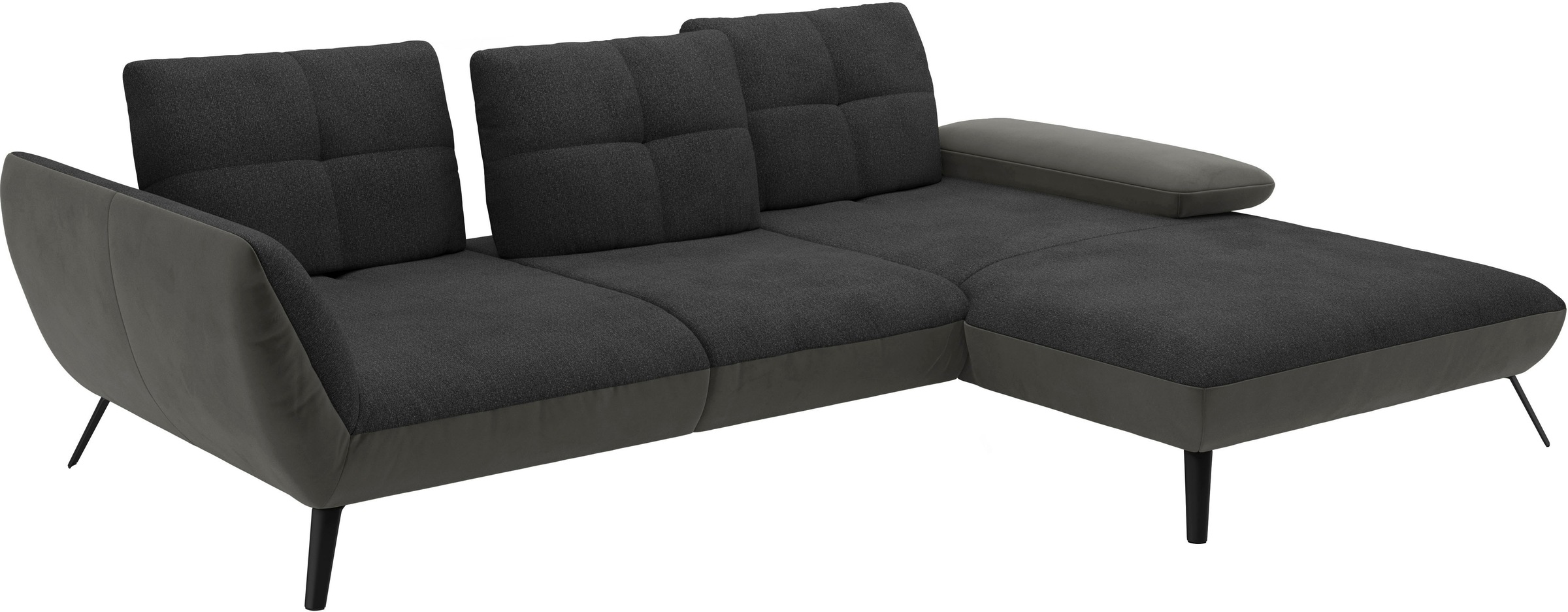 Places of Style Ecksofa »Mikado L-Form«, inkl. Sitztiefenverstellung und Armteilverstellung