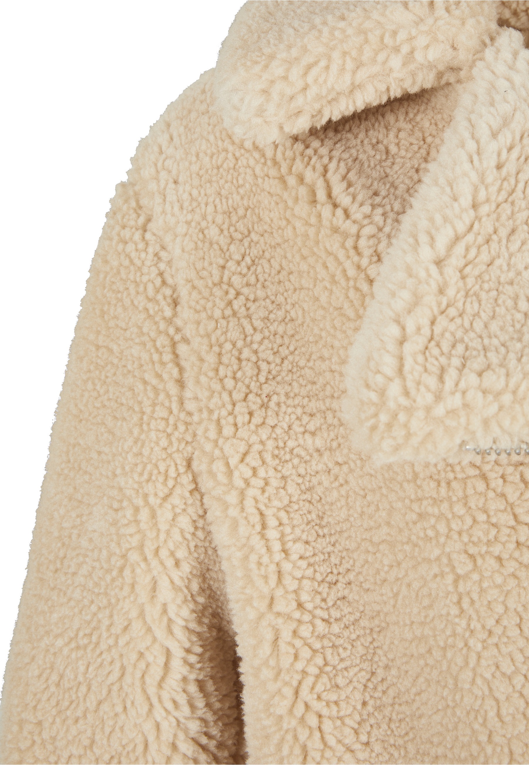 URBAN CLASSICS Winterjacke »Urban Classics Damen Ladies Sherpa Biker Jacket« 1 Stk. tlg. ohne Kapuze