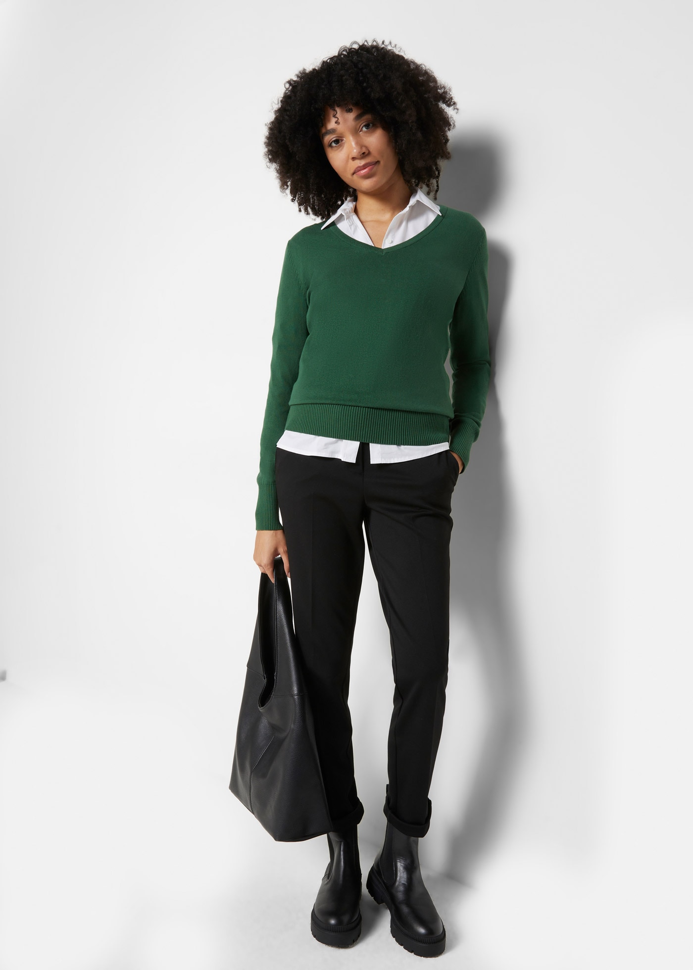 bonprix Strickpullover »Feinstrickpullover«, Feinstrickpullover
