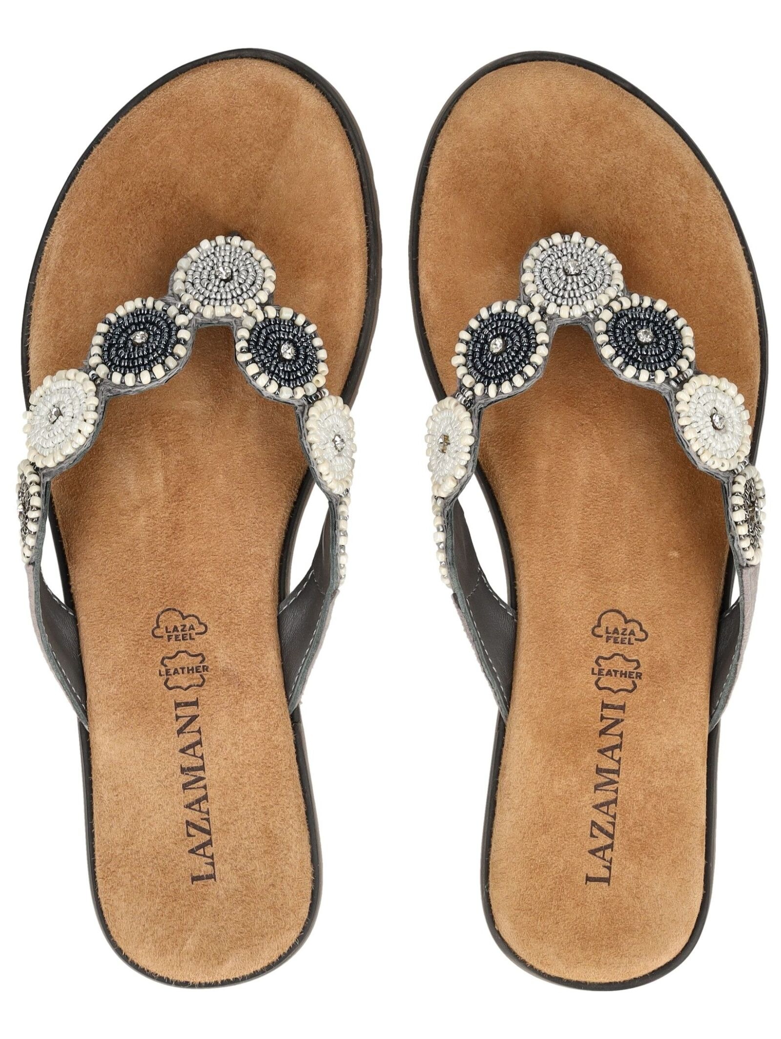 Lazamani Zehentrenner »Lazamani Zehensteg Leder/Textil«