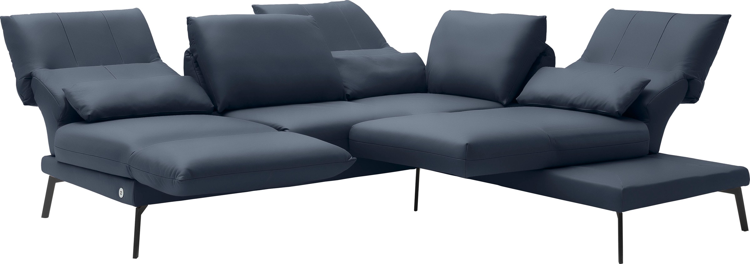 SCHÖNER WOHNEN-Kollektion Ecksofa »Spin, Multifunktionssofa, bequem und hochwertige Verarbeitung, L-Form«, Drehsitz-Funktion, USB-Anschluss, Armlehnfunktion, Rückenverstellung