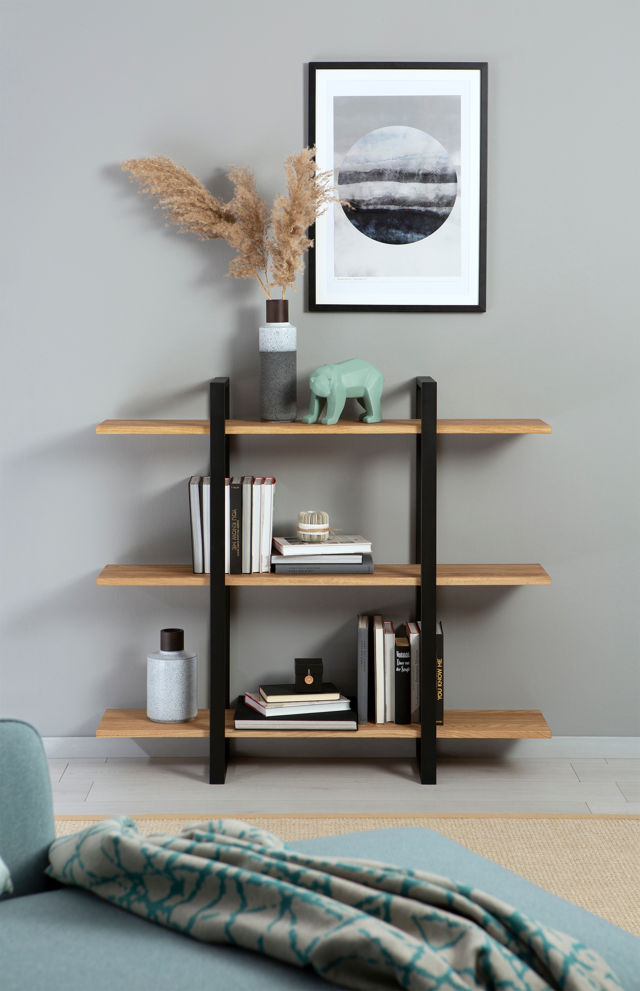 Home affaire Bücherregal "Krystian Regal", (Gesamtmaße B/T/H: 120/29/108), günstig online kaufen