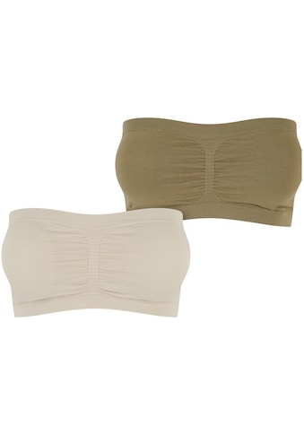 Bügelloser BH »Urban Classics Damen Ladies Pads Bandeau 2-Pack«