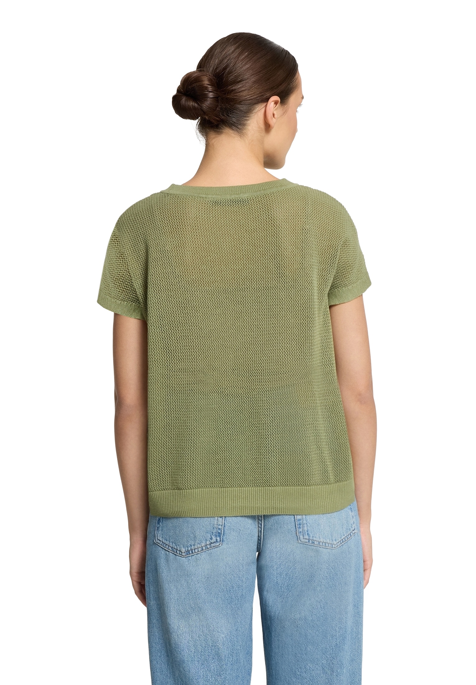 Betty Barclay Stricktop »Betty Barclay Damen Lochstrick-Pullover ohne Arm«