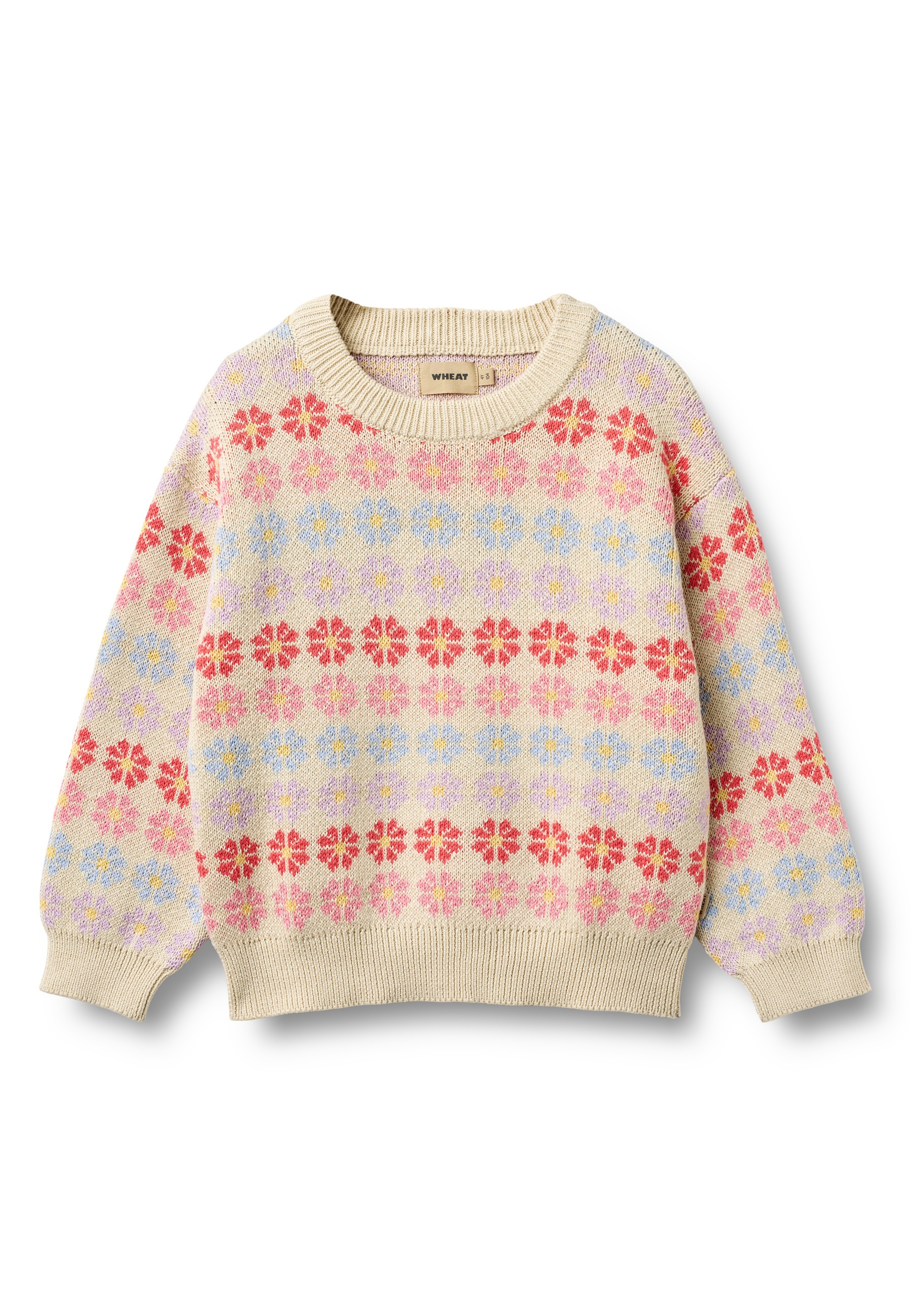 WHEAT Rundhalspullover "WHEAT Jaquard Pullover Harlow" 1