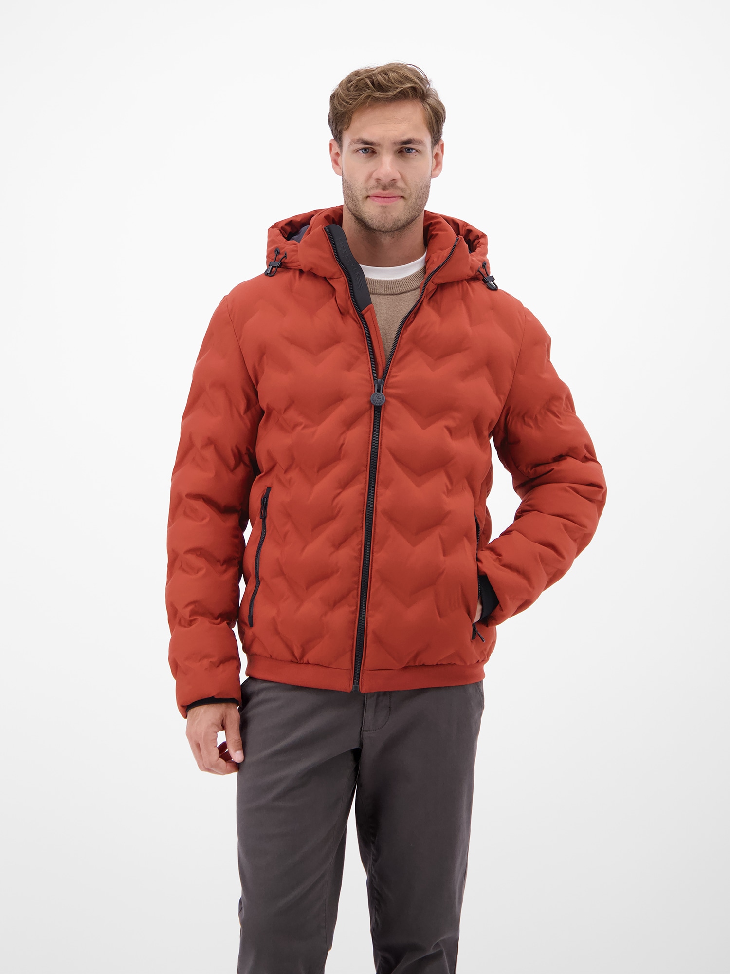 LERROS Steppjacke »LERROS Herren Funktions-Steppjacke«, mit Kapuze, Wasser- und windabweisend, atmungsaktiv